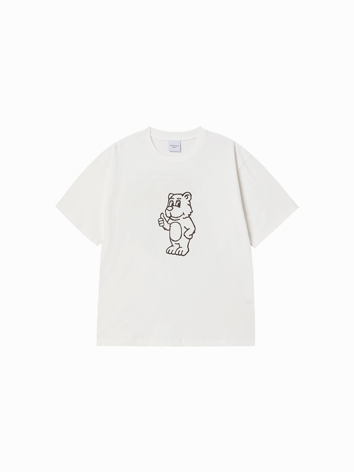 아크메드라비(ACME DE LA VIE) BASIC AC BEAR SHORT SLEEVE T-SHIRT (4 COLOR)