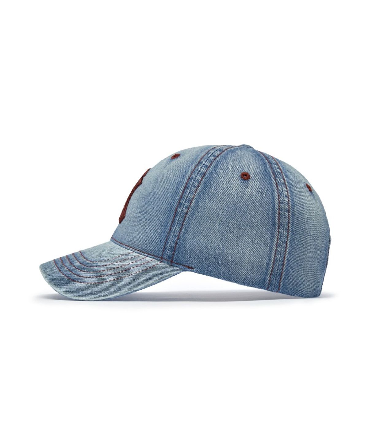 엠엘비(MLB) 베이직 데님 언스트럭쳐 볼캡 NY (L.Blue)