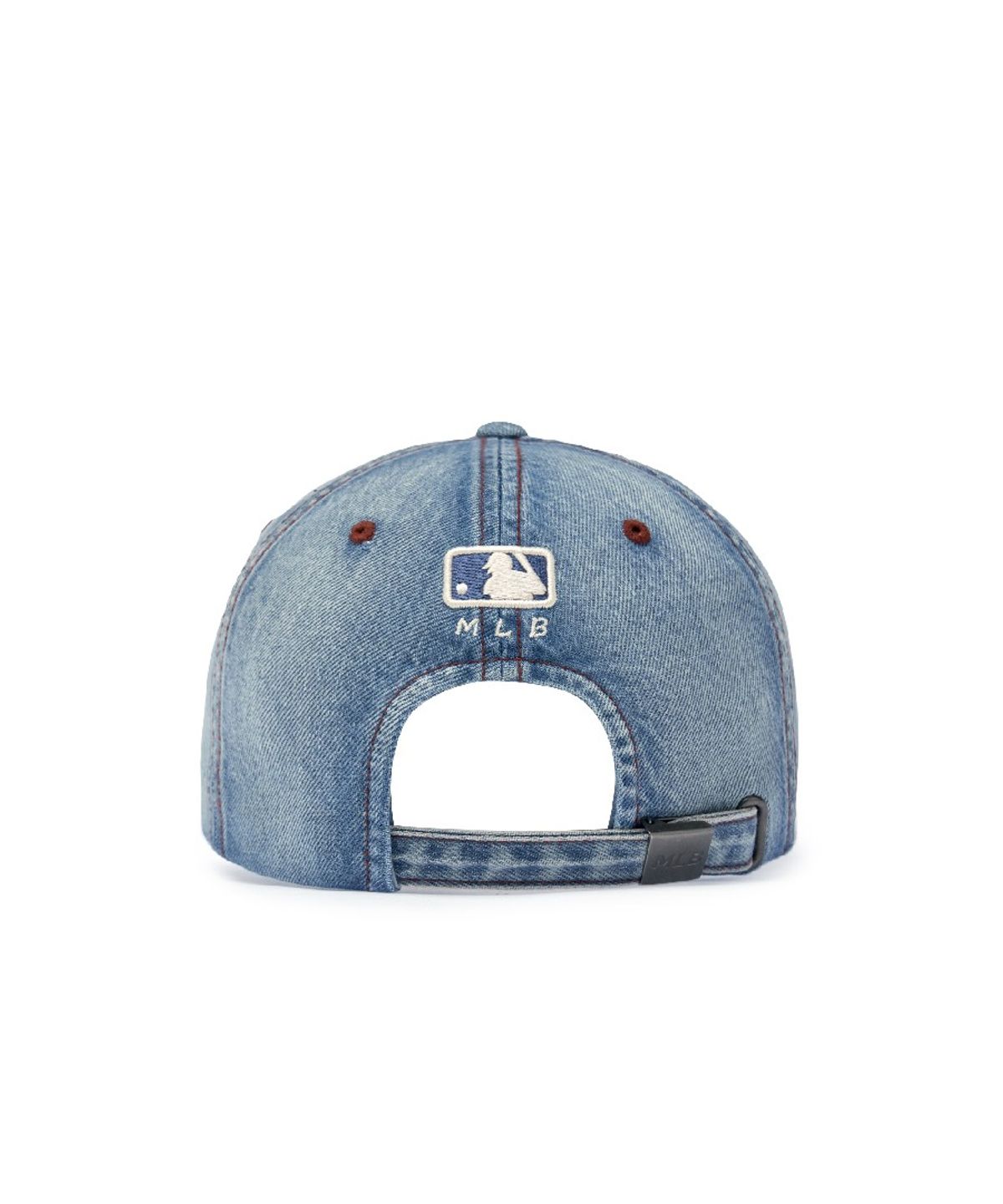 엠엘비(MLB) 베이직 데님 언스트럭쳐 볼캡 NY (L.Blue)