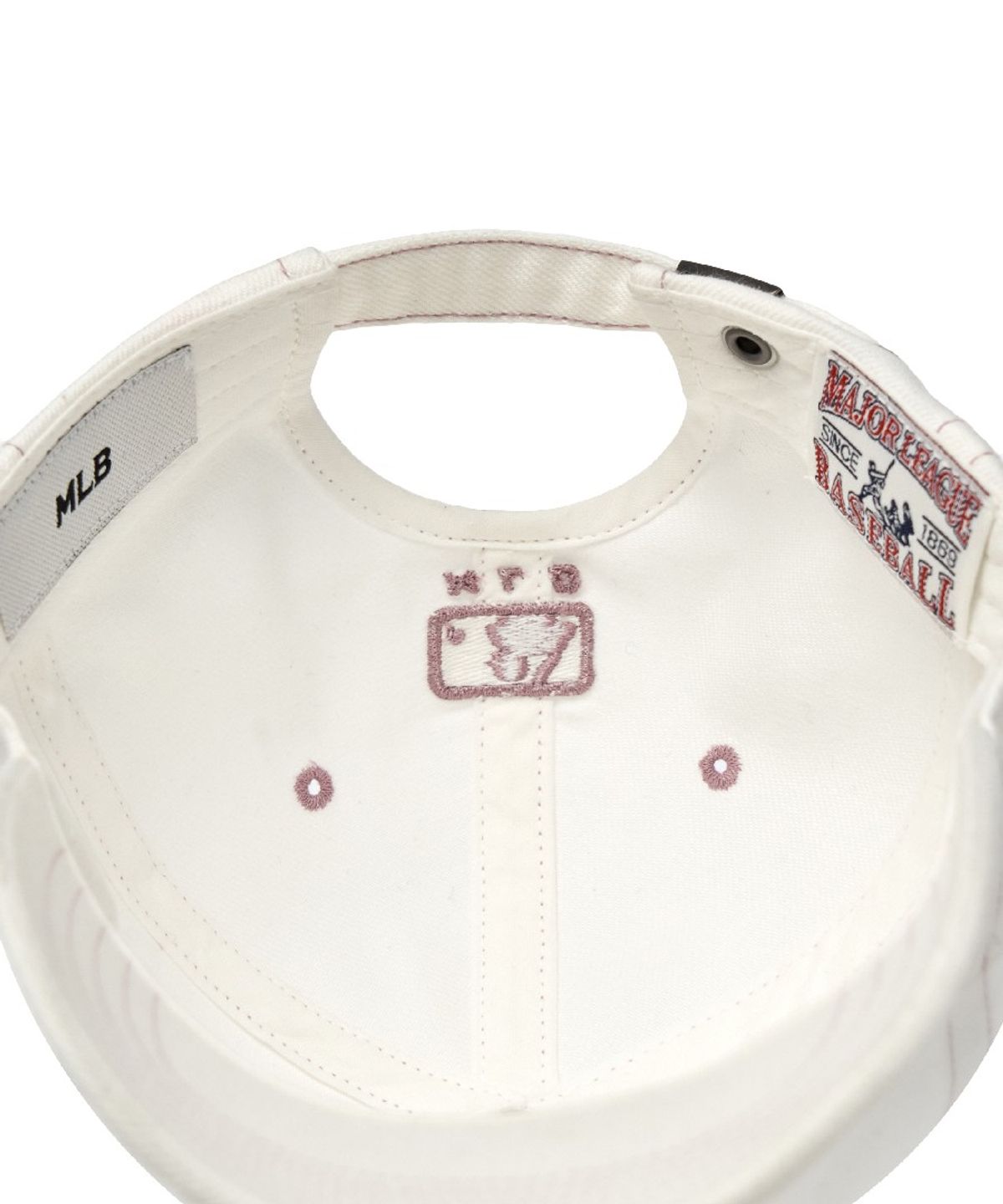 엠엘비(MLB) 베이직 데님 언스트럭쳐 볼캡 NY (Cream)