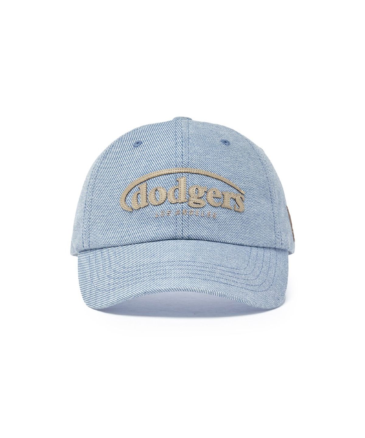 엠엘비(MLB) 빈티지 데님 커브 로고 언스트럭쳐 볼캡 LA (L.Blue)