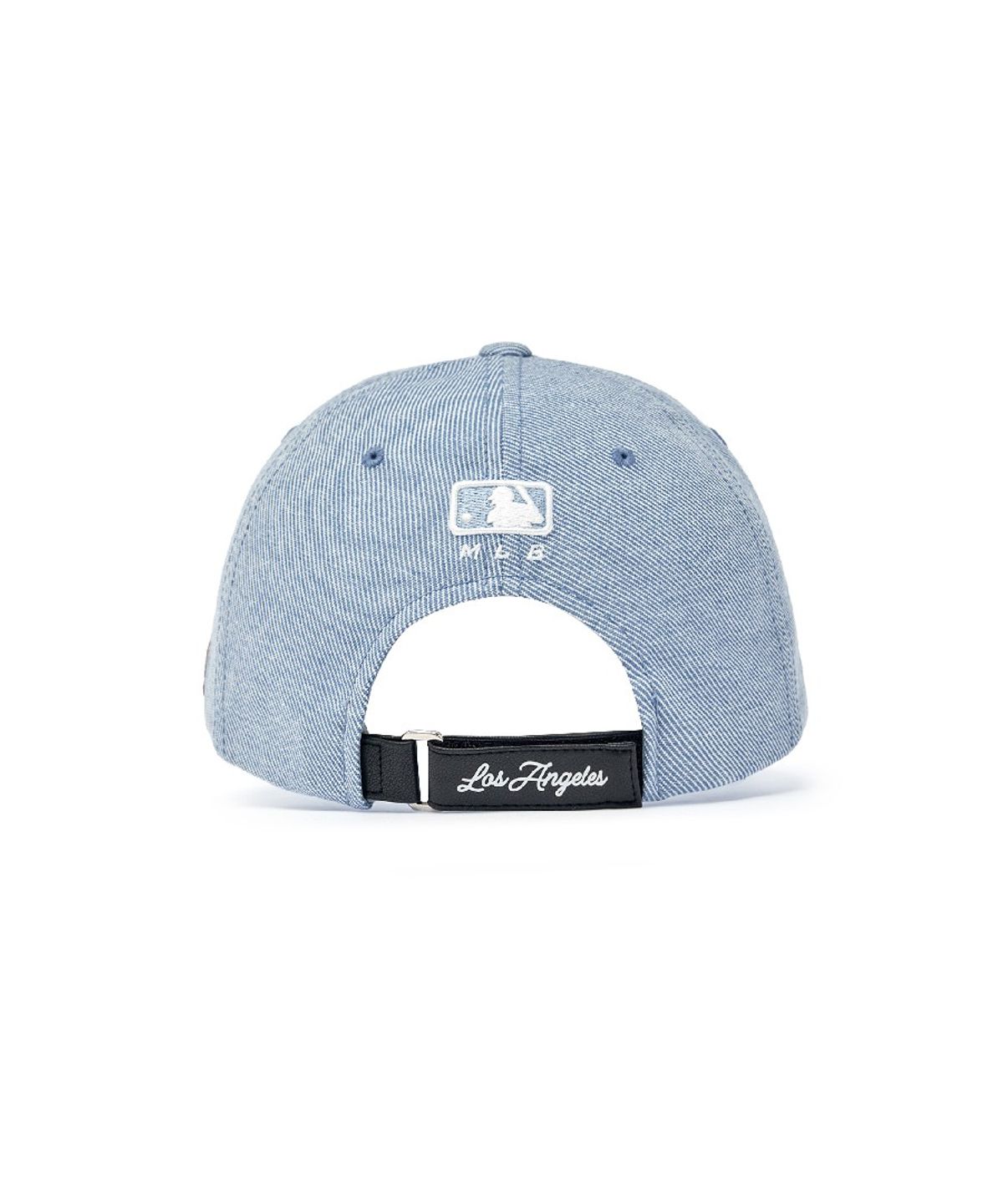 엠엘비(MLB) 빈티지 데님 커브 로고 언스트럭쳐 볼캡 LA (L.Blue)
