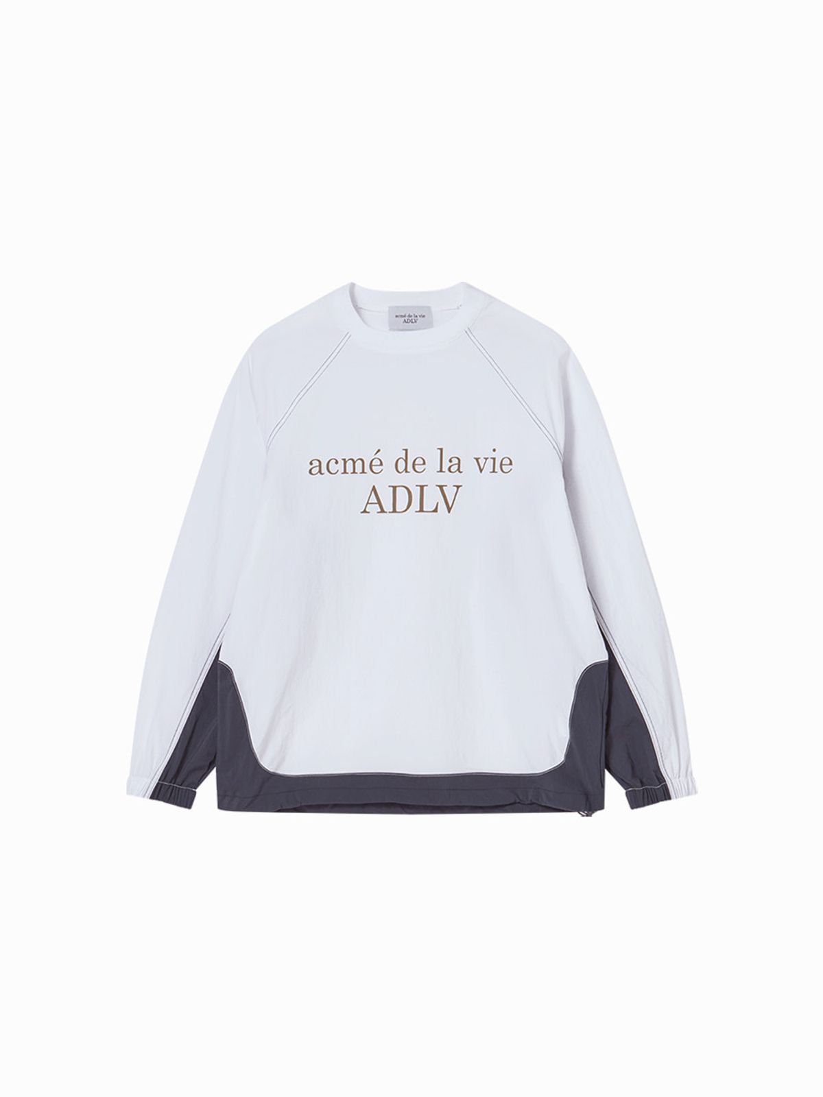 아크메드라비(ACME DE LA VIE) WOVEN STRETCH SWEATSHIRT (2 COLOR)