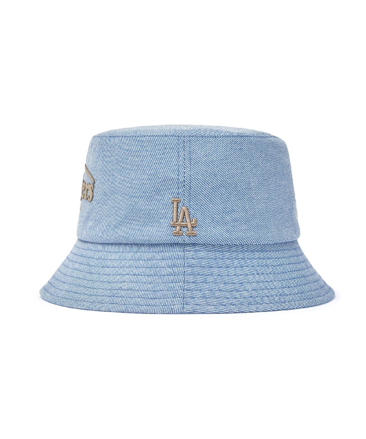 엠엘비(MLB) 빈티지 데님 커브 로고 버킷햇 LA (L.Blue)