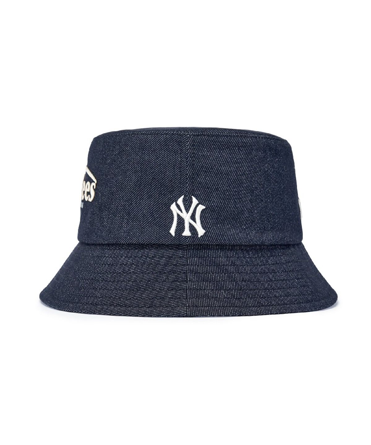 엠엘비(MLB) 빈티지 데님 커브 로고 버킷햇 NY (Indigo)