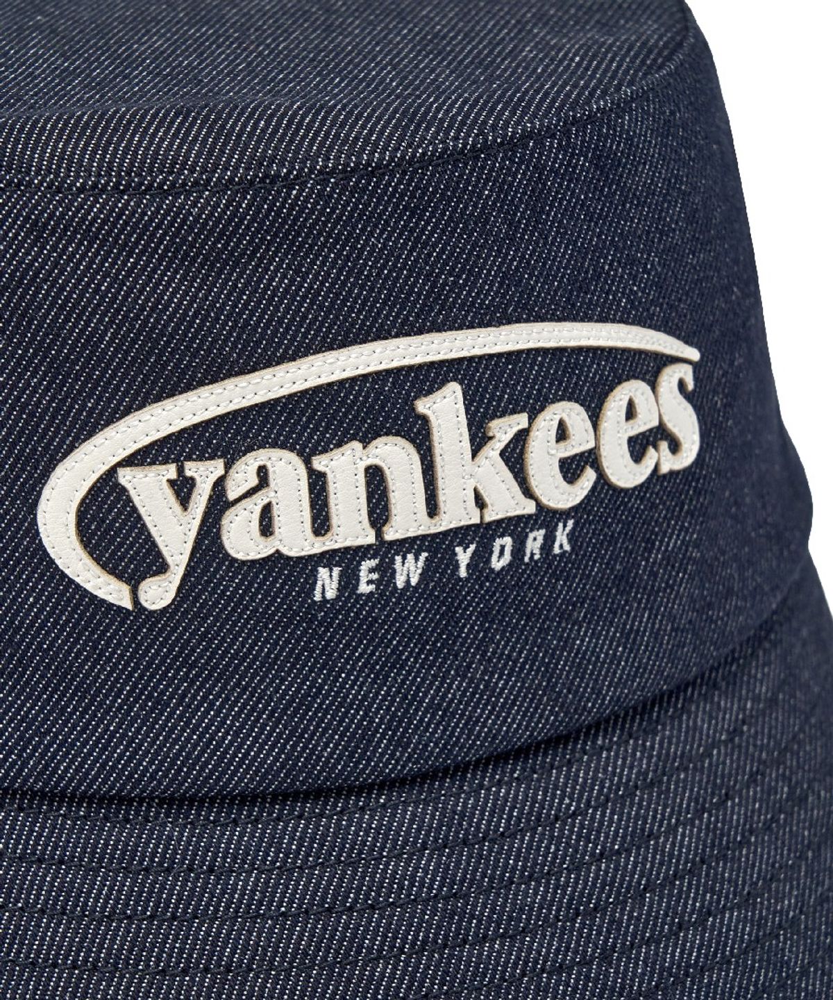 엠엘비(MLB) 빈티지 데님 커브 로고 버킷햇 NY (Indigo)