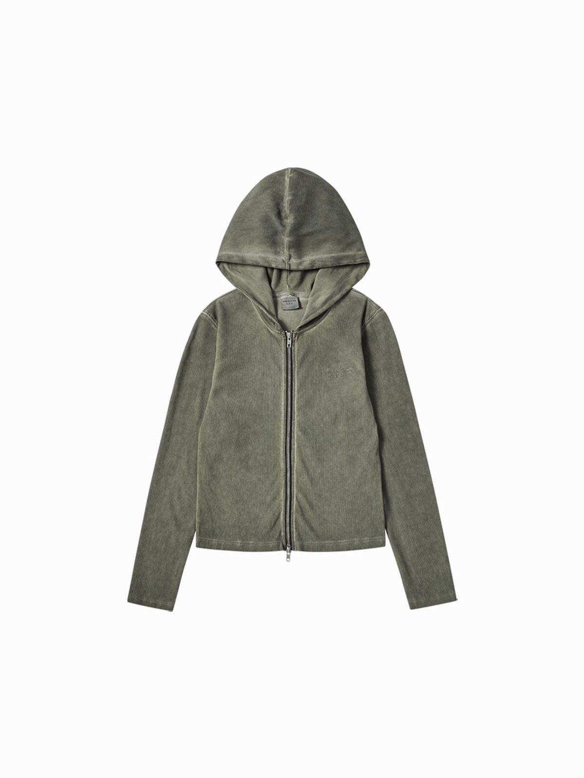 아크메드라비(ACME DE LA VIE) WOMAN WASHED RIP HOODIE ZIP UP (3 COLOR)