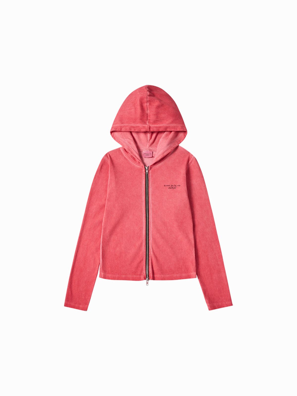 아크메드라비(ACME DE LA VIE) WOMAN WASHED RIP HOODIE ZIP UP (3 COLOR)