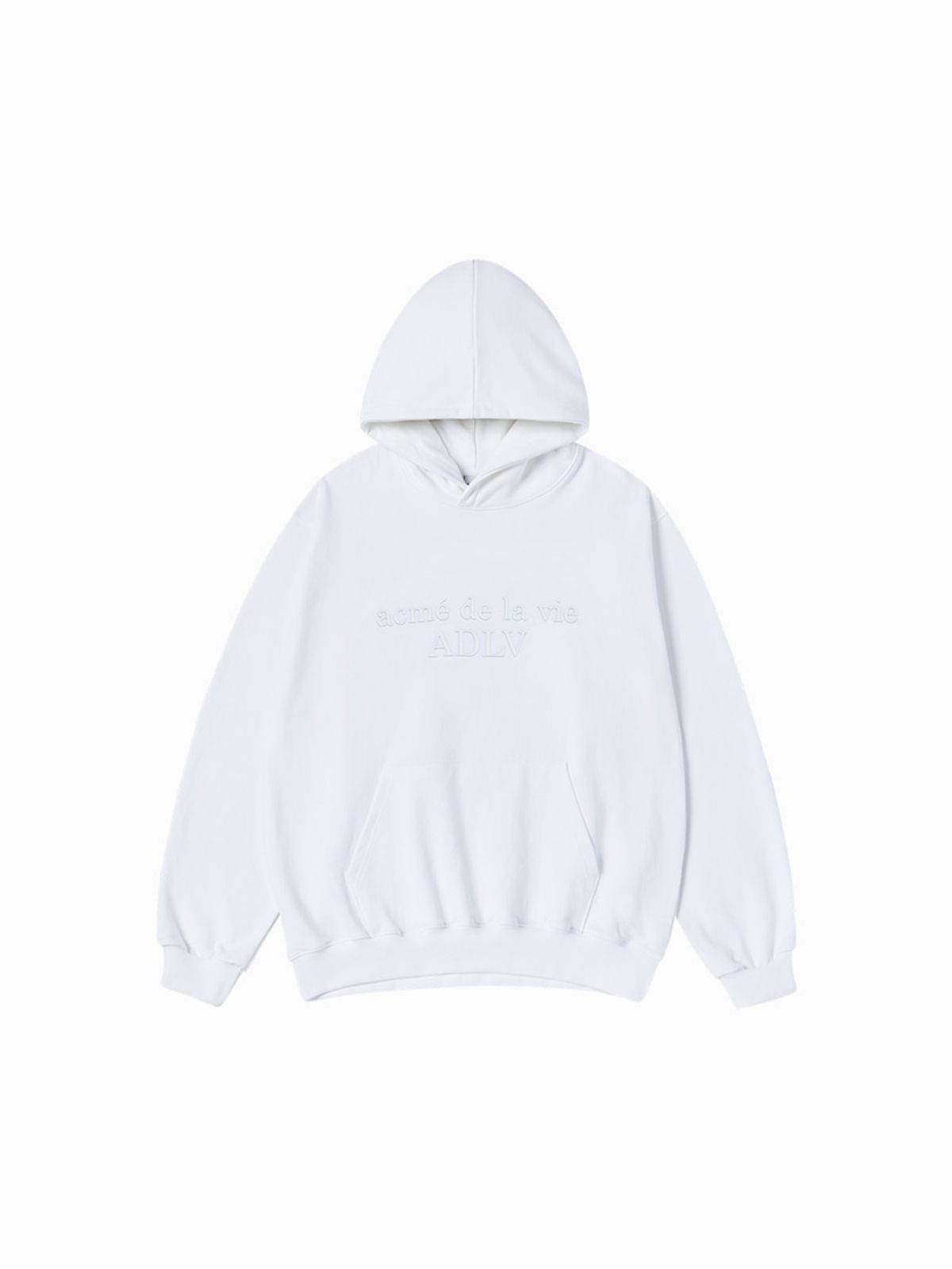 아크메드라비(ACME DE LA VIE) TWO TONE THICK PRINT HOODIE (2 COLOR)