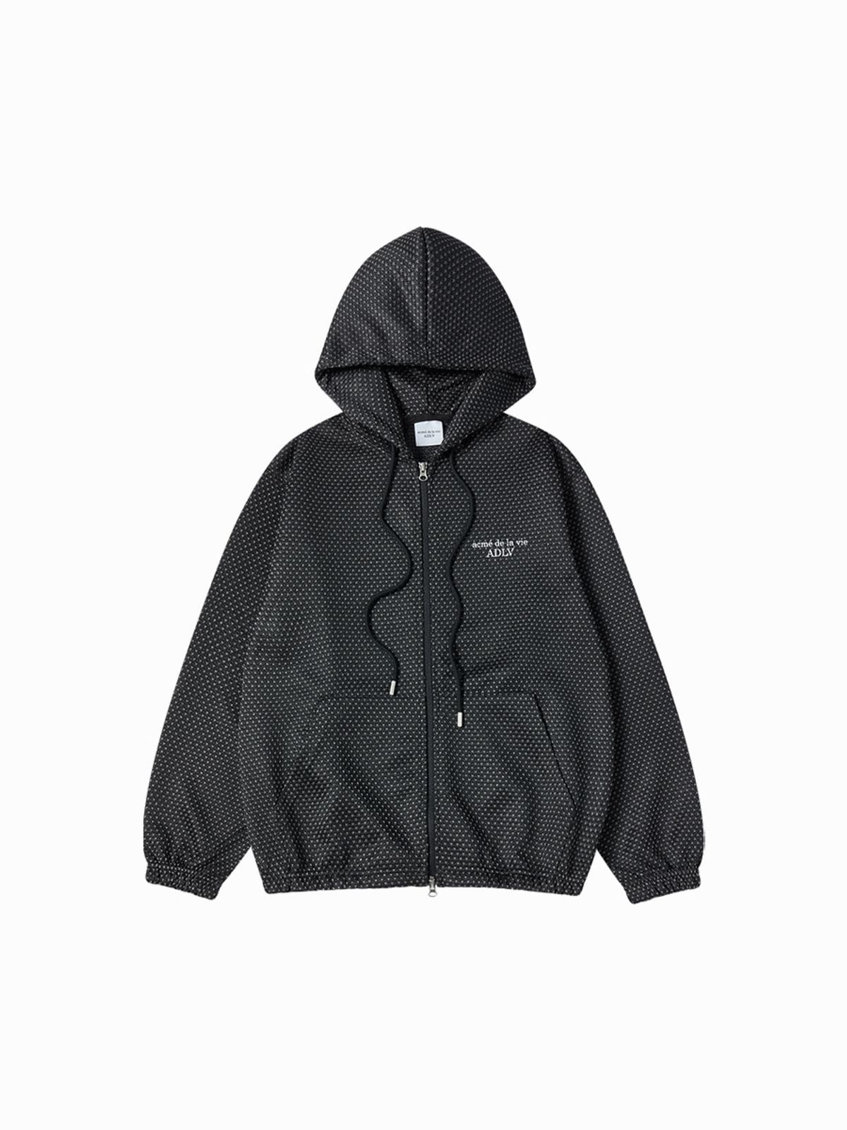 아크메드라비(ACME DE LA VIE) COLOR MIX MESH HOODIE ZIP UP (2 COLOR)