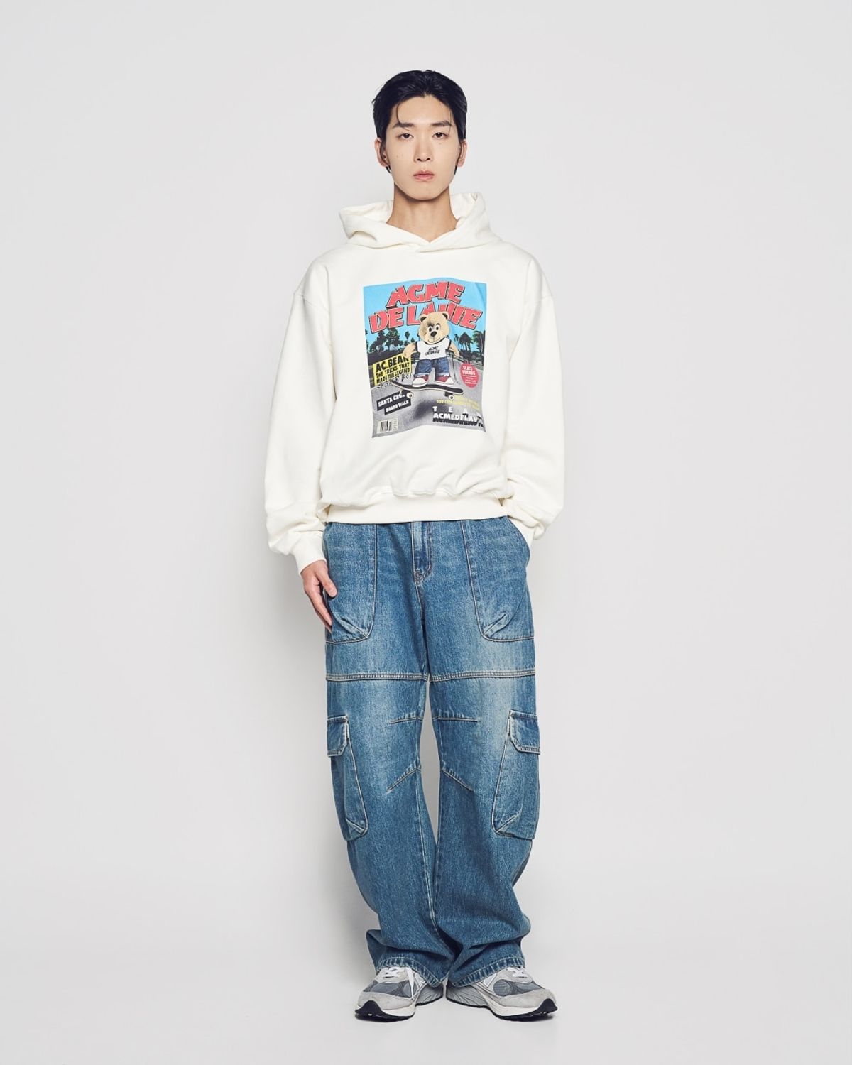 아크메드라비(ACME DE LA VIE) MAGAZINE AC BEAR HOODIE (3 COLOR)