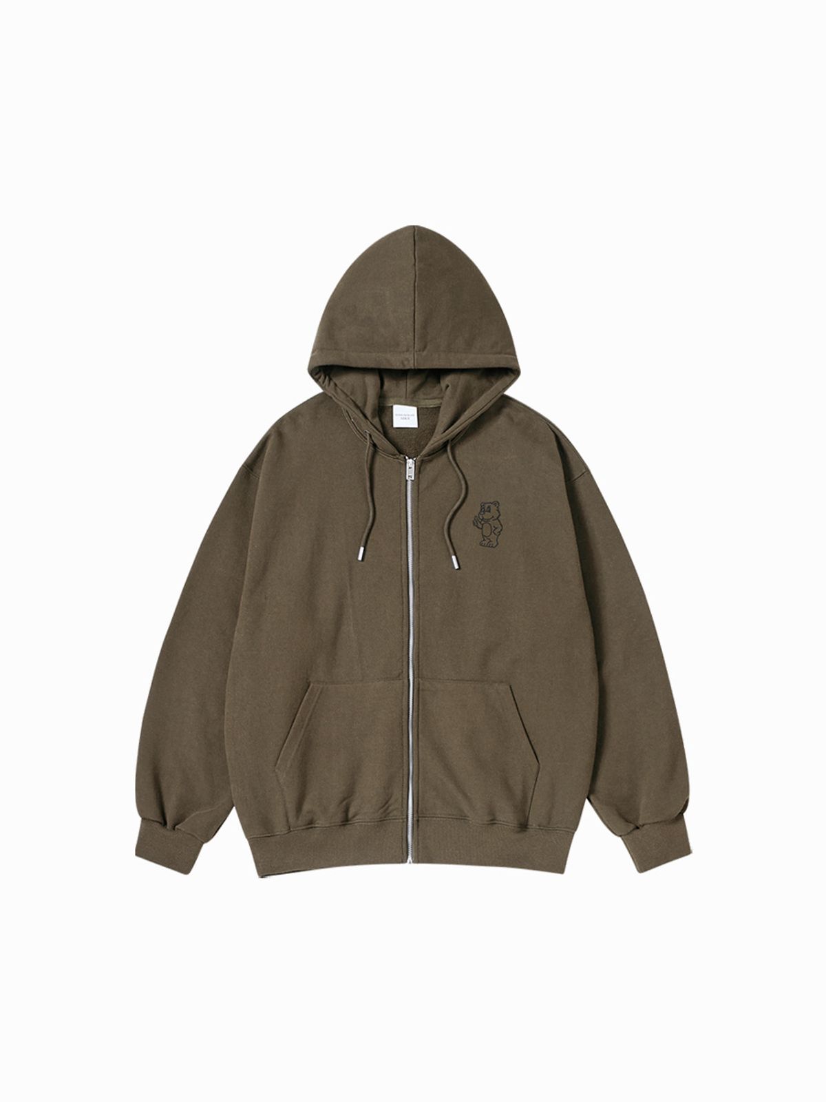 아크메드라비(ACME DE LA VIE) BASIC AC BEAR HOODIE ZIP UP (4 COLOR)