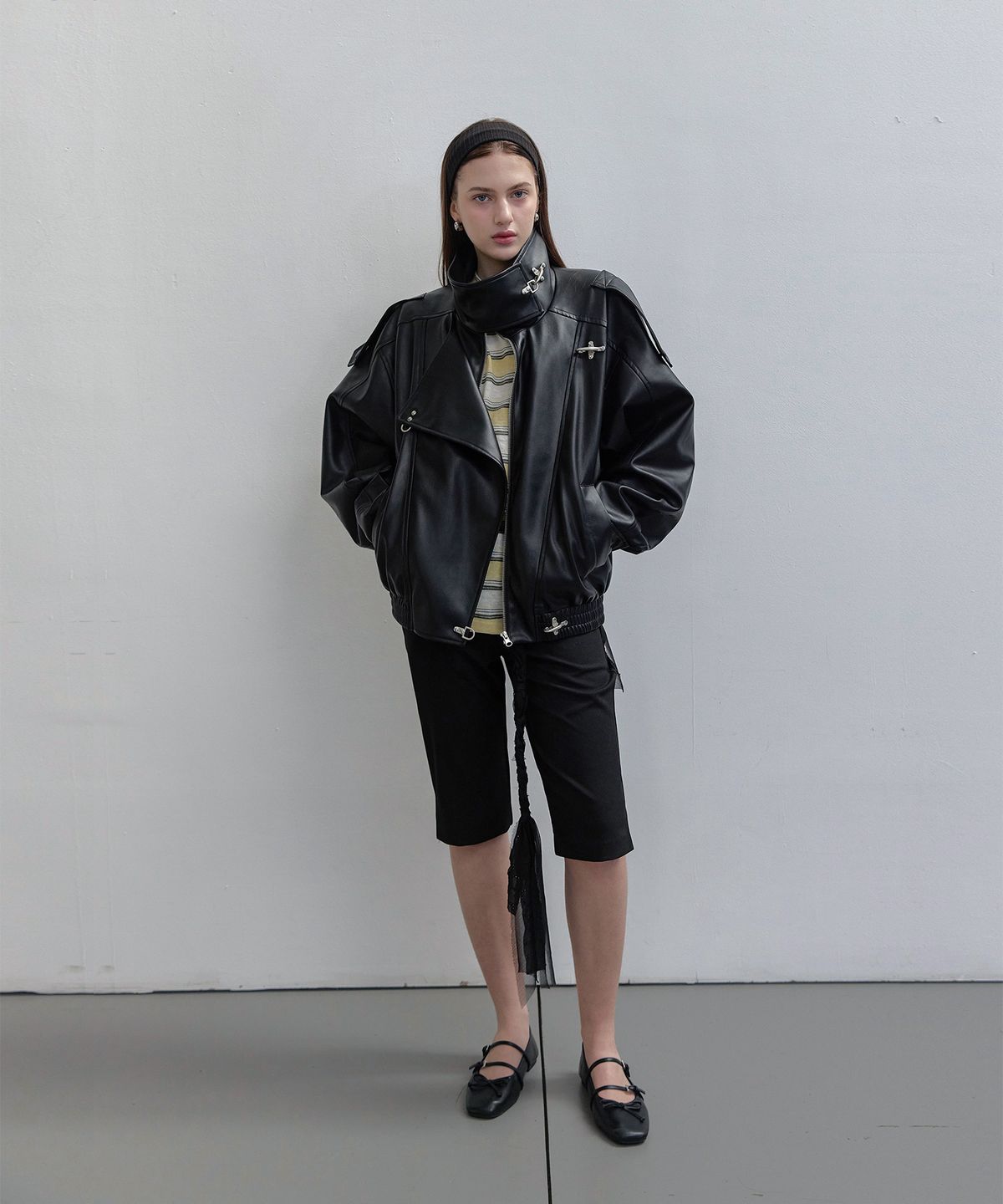 스르비(SELEVER) Obscura Leather Jacket_2 color