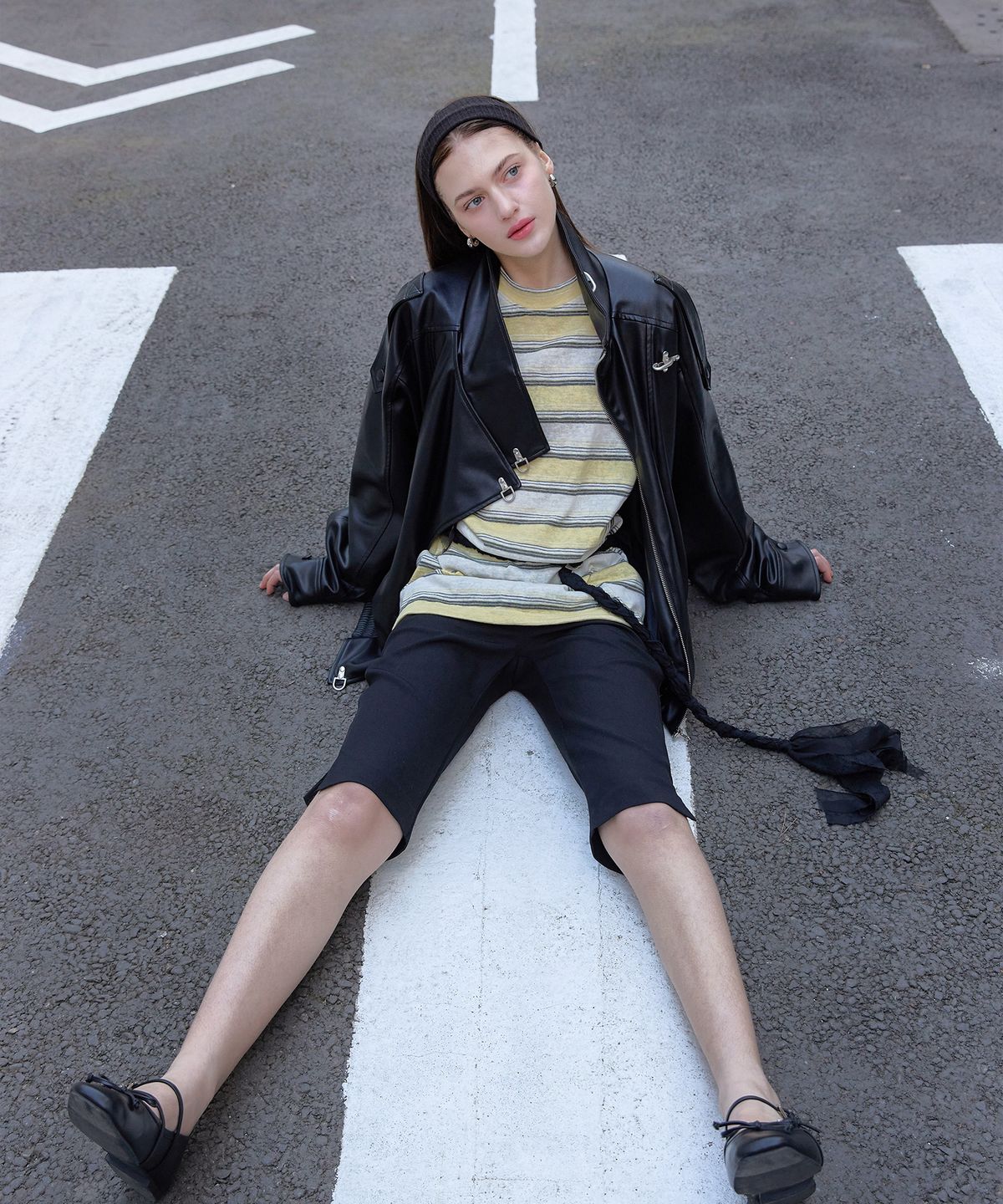 스르비(SELEVER) Obscura Leather Jacket_2 color