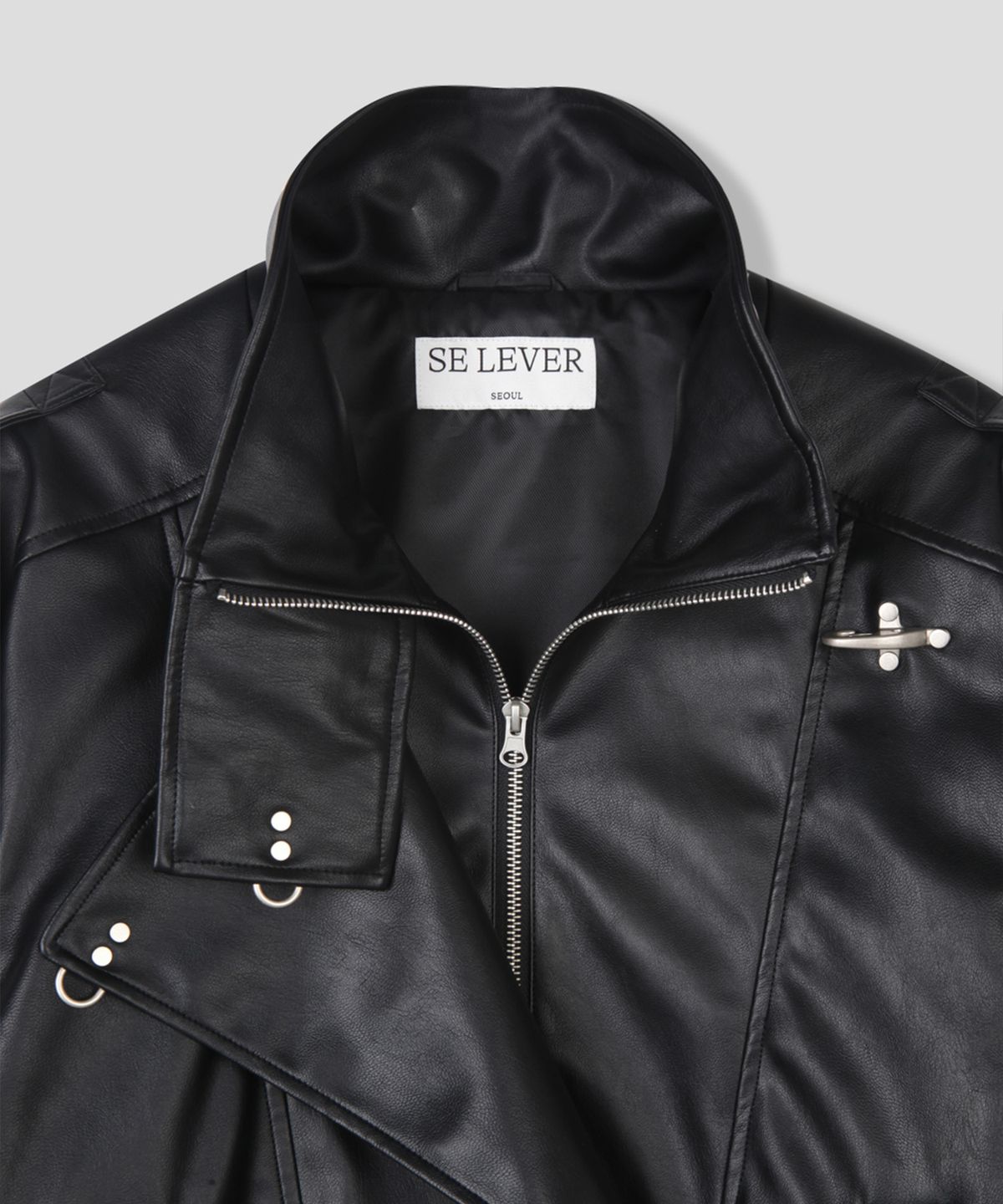 스르비(SELEVER) Obscura Leather Jacket_2 color