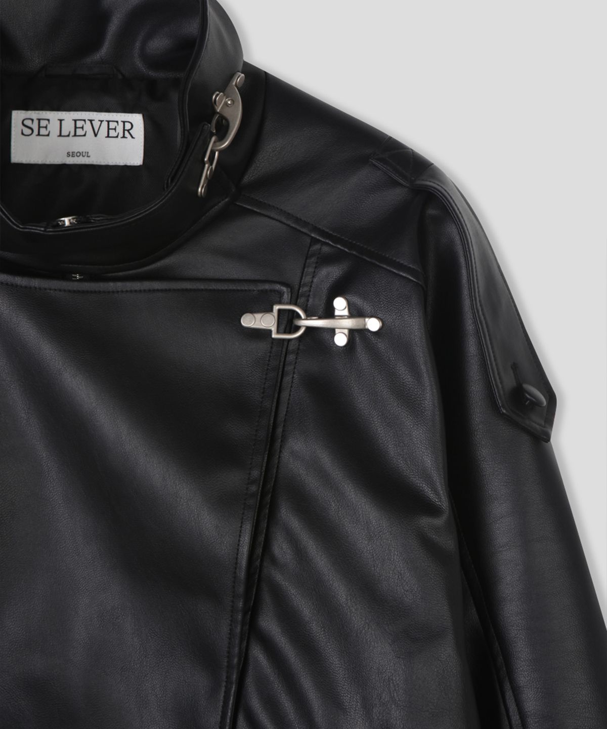 스르비(SELEVER) Obscura Leather Jacket_2 color
