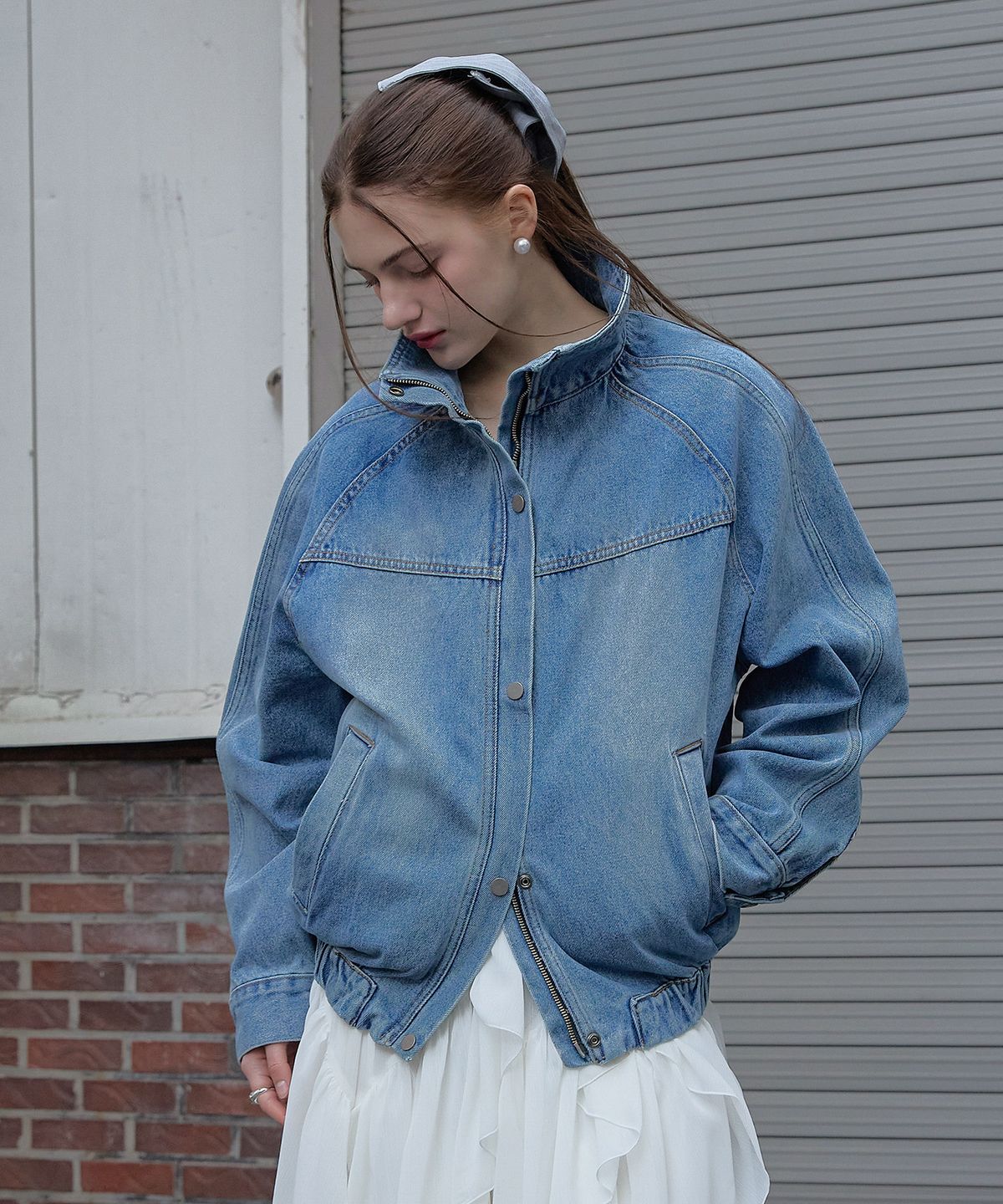 스르비(SELEVER) Harbor Denim Blouson Jacket