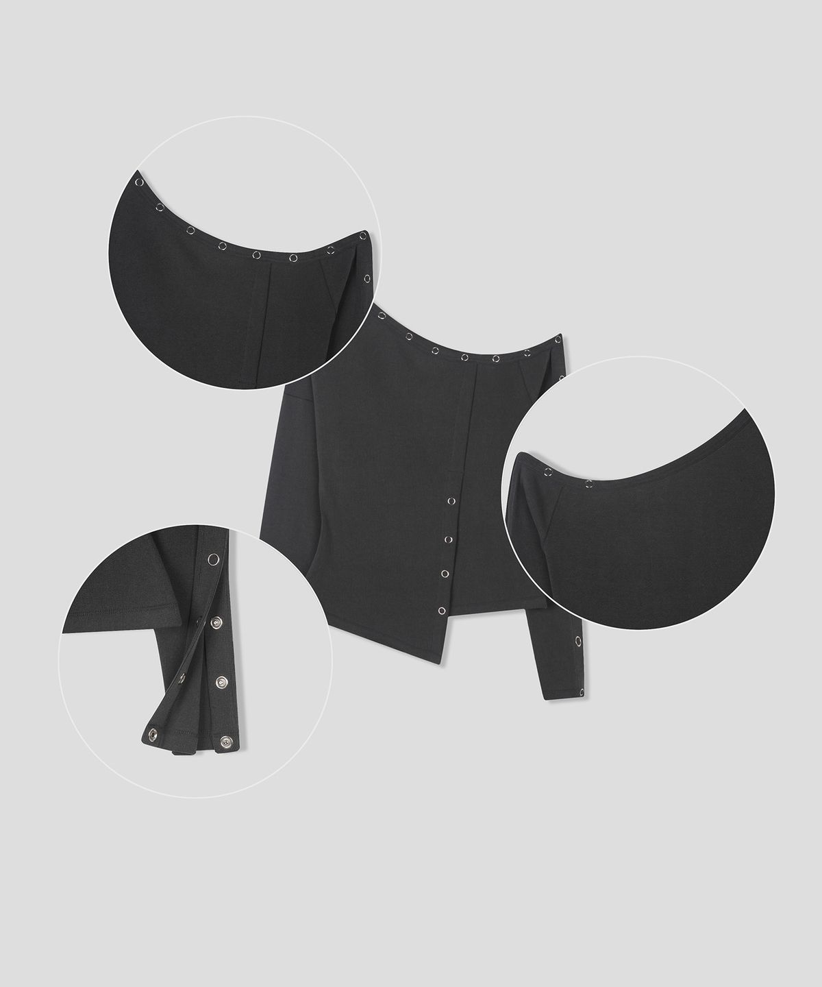 스르비(SELEVER) Fluid Snap Top_2 color
