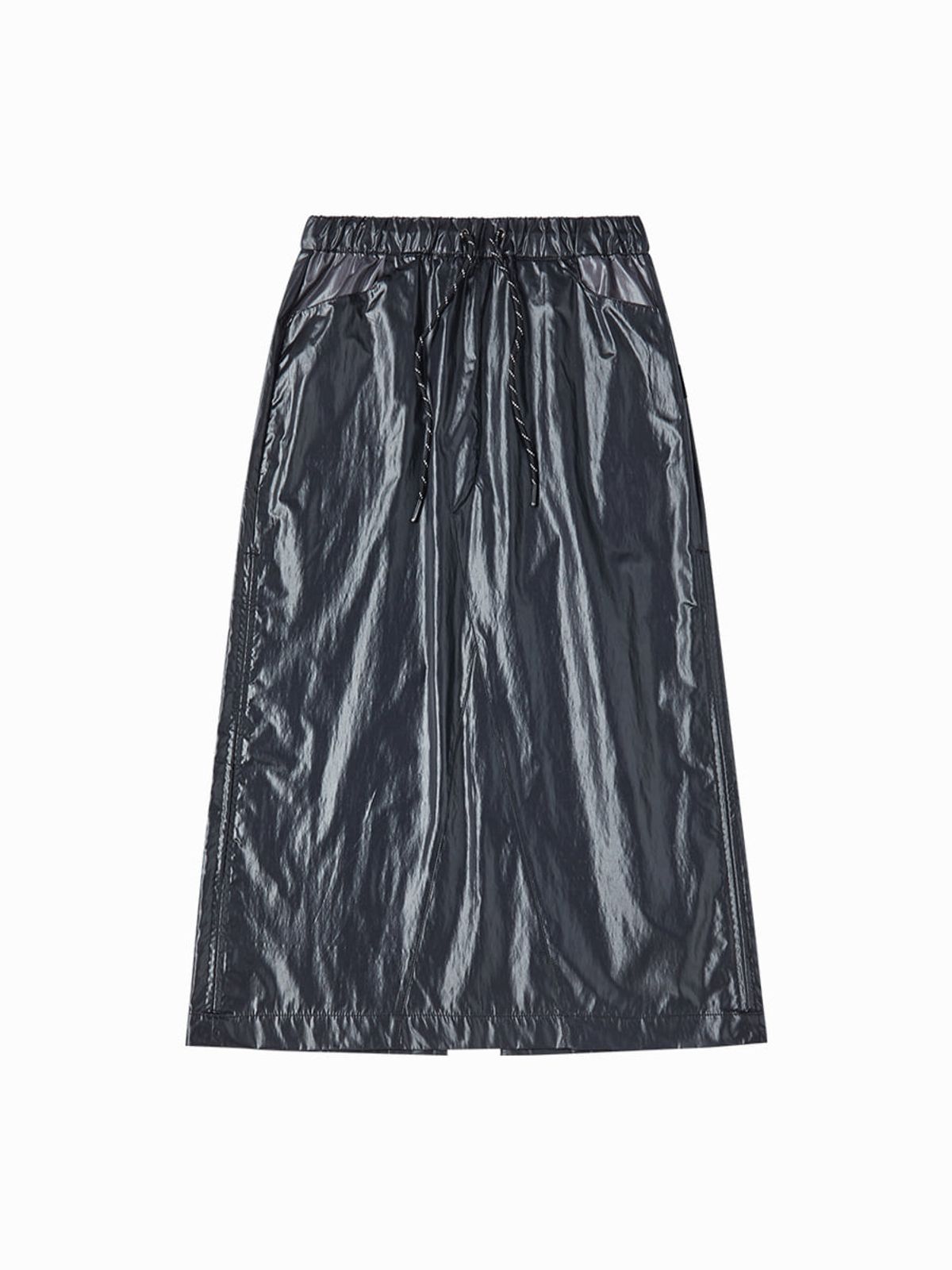 아크메드라비(ACME DE LA VIE) WOMAN NYLON SHIRRING LONG SKIRT (2 COLOR)