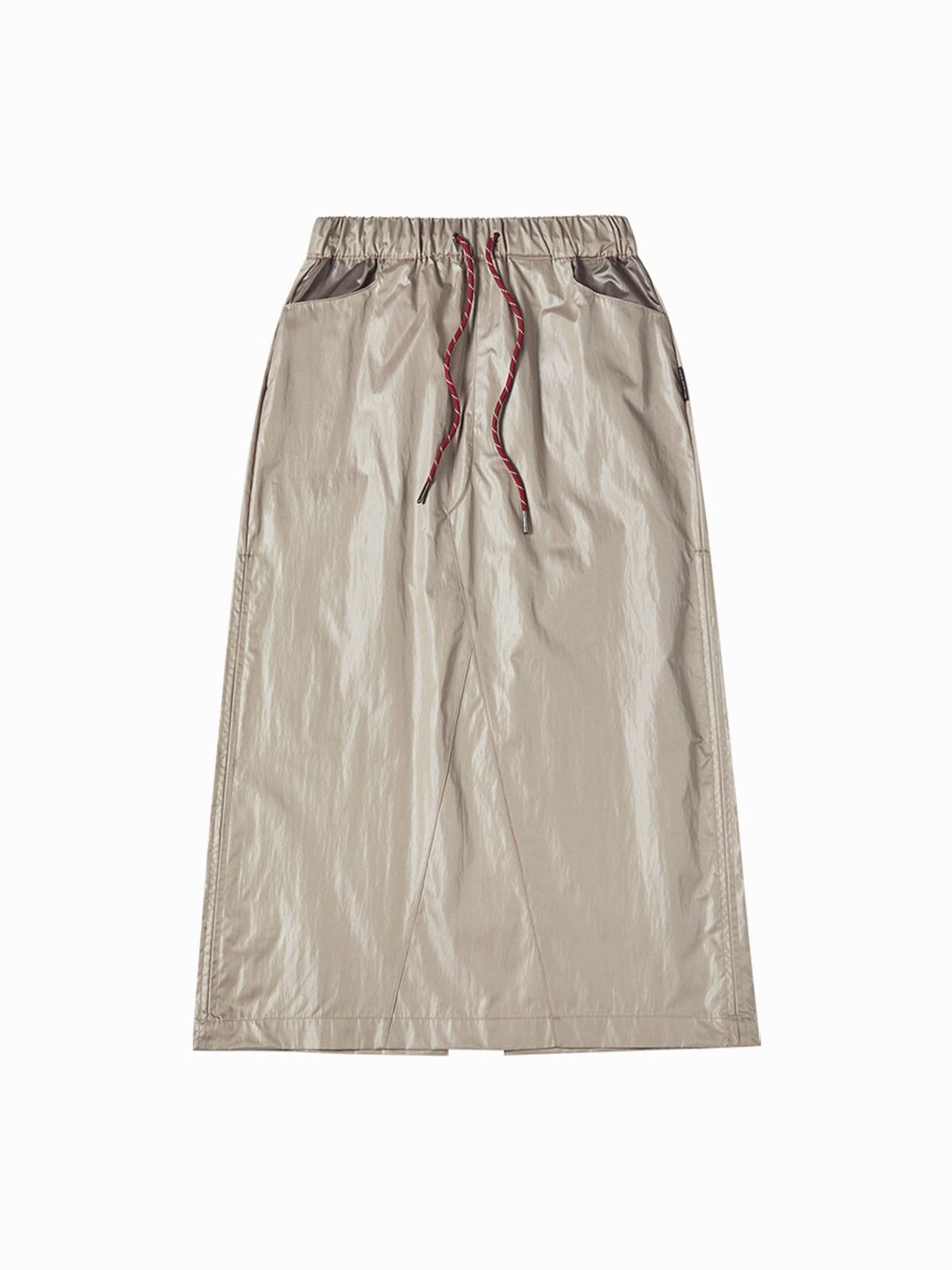 아크메드라비(ACME DE LA VIE) WOMAN NYLON SHIRRING LONG SKIRT (2 COLOR)