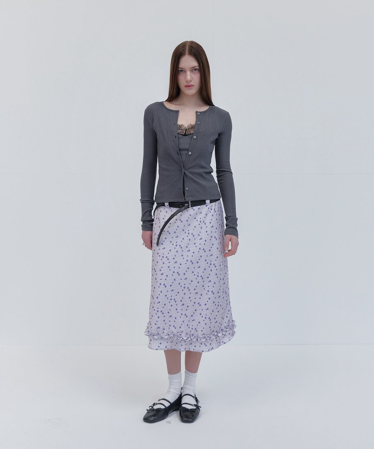 스르비(SELEVER) Veil Lace Top_5 color
