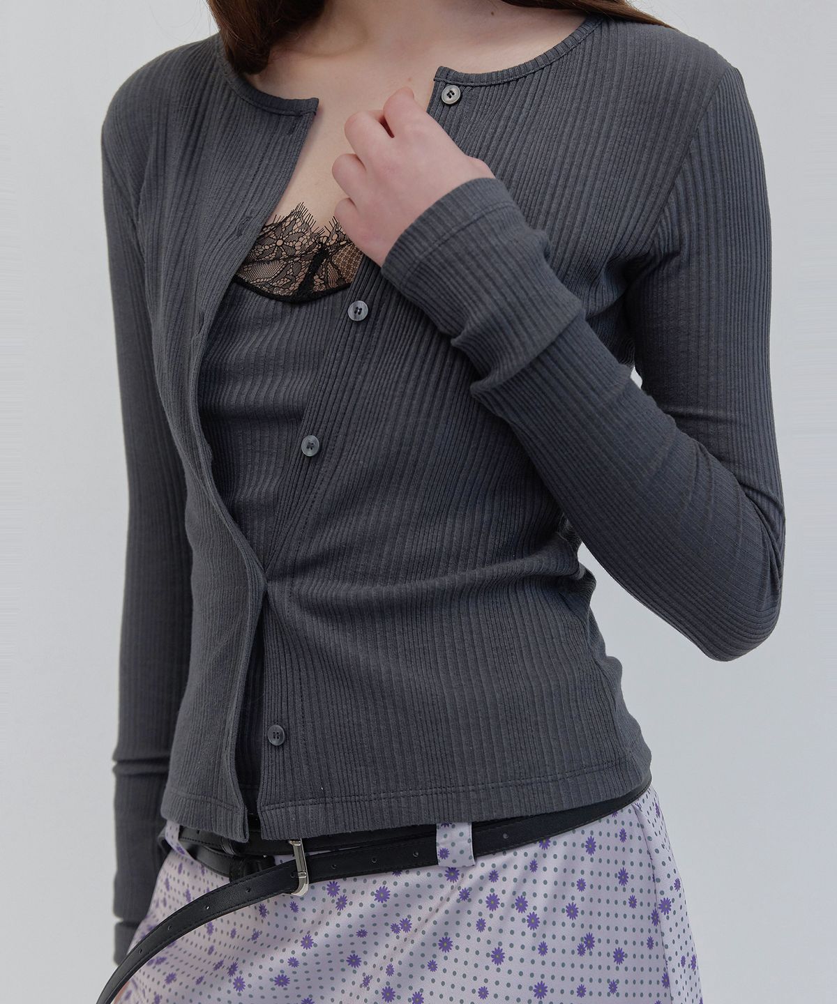 스르비(SELEVER) Veil Lace Top_5 color