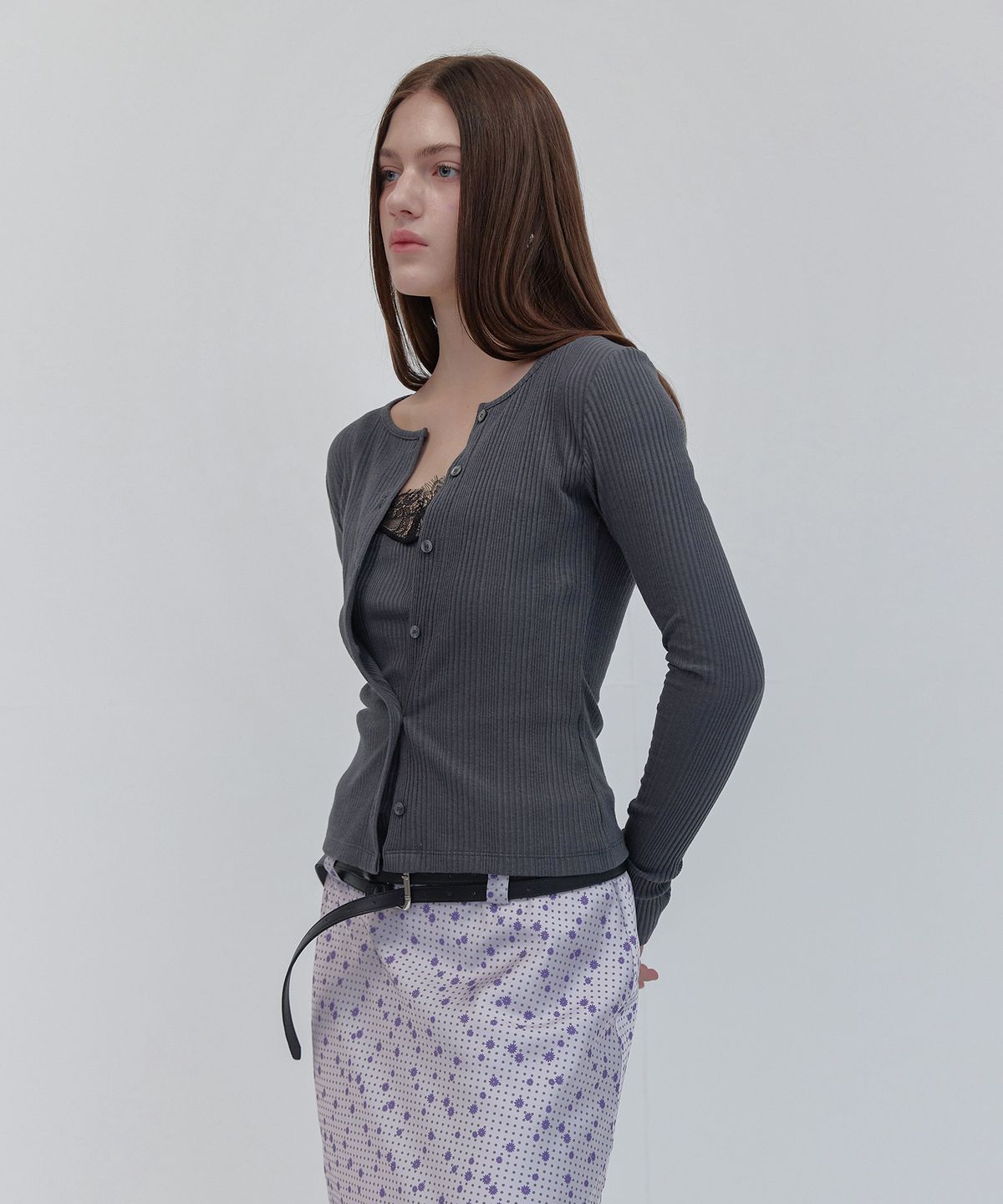 스르비(SELEVER) Veil Lace Top_5 color