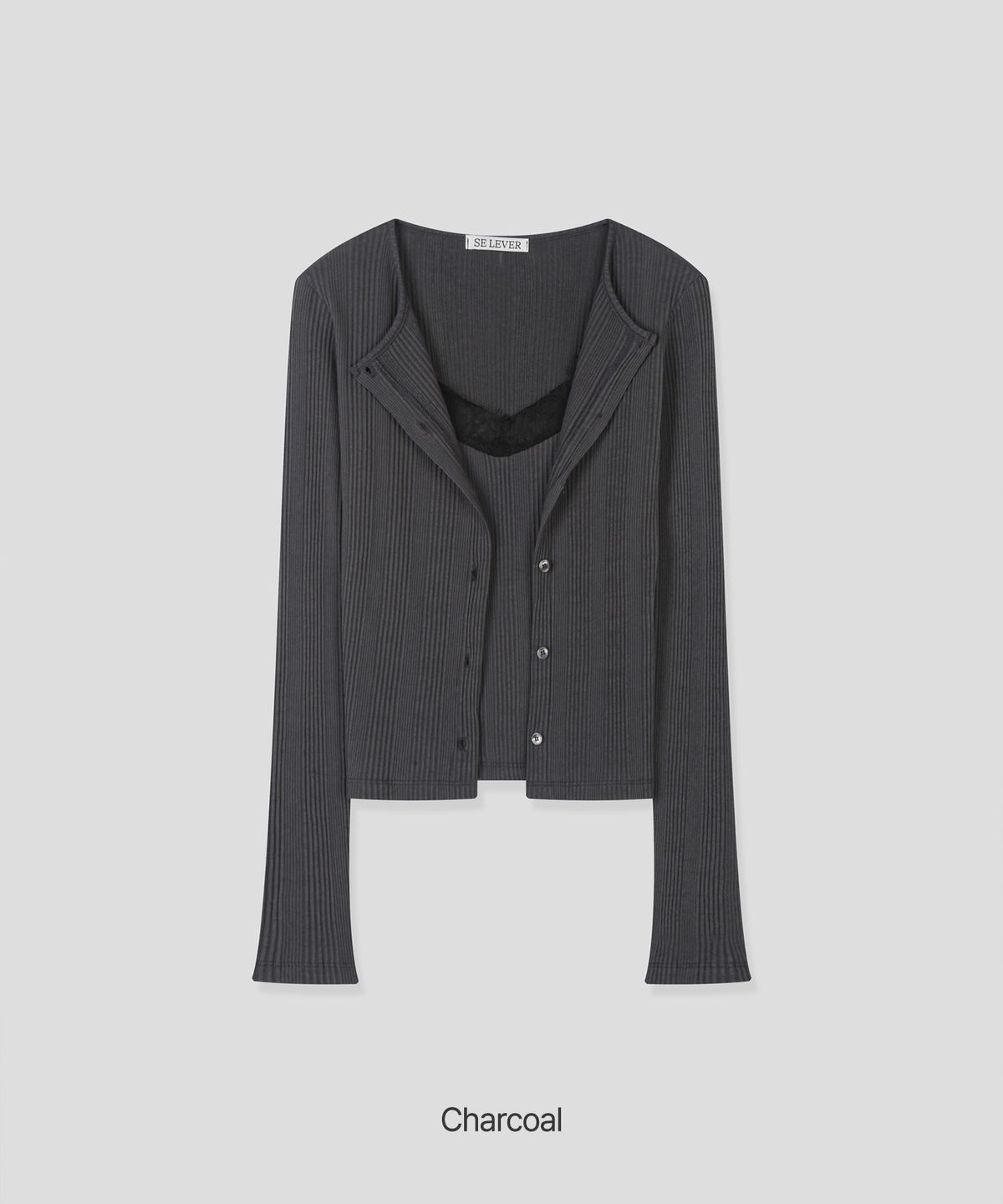 스르비(SELEVER) Veil Lace Top_5 color