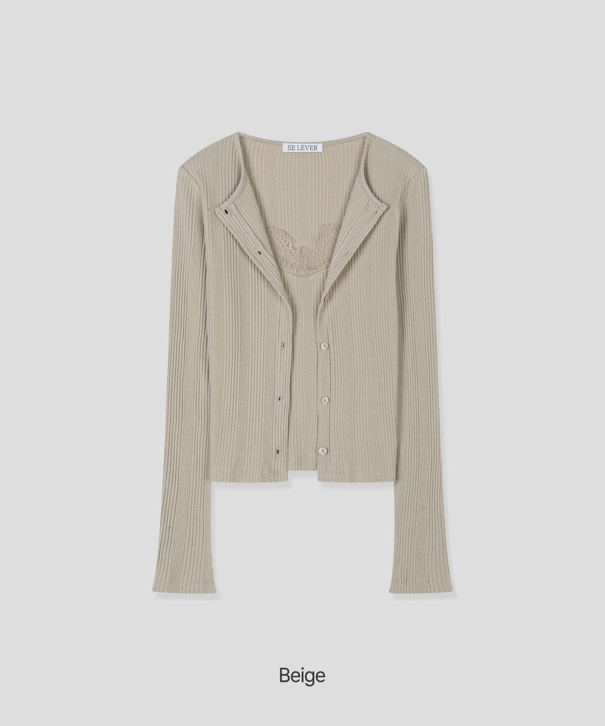 스르비(SELEVER) Veil Lace Top_5 color