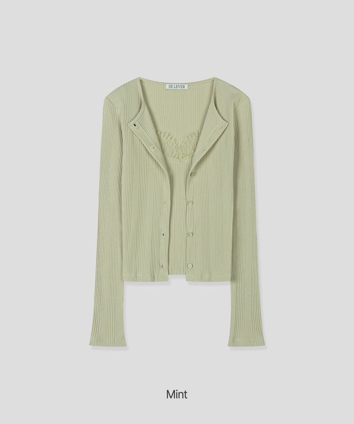 스르비(SELEVER) Veil Lace Top_5 color
