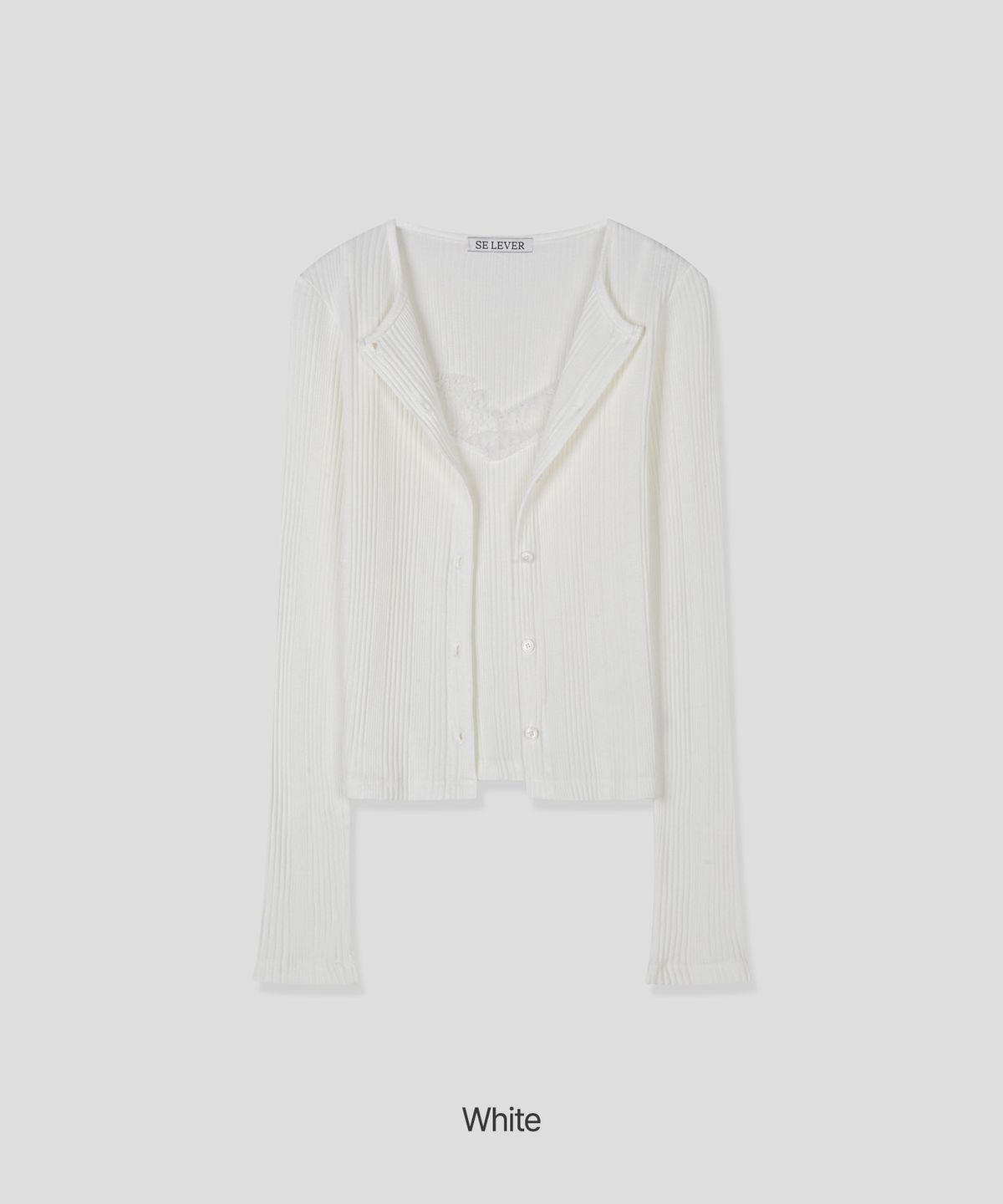 스르비(SELEVER) Veil Lace Top_5 color