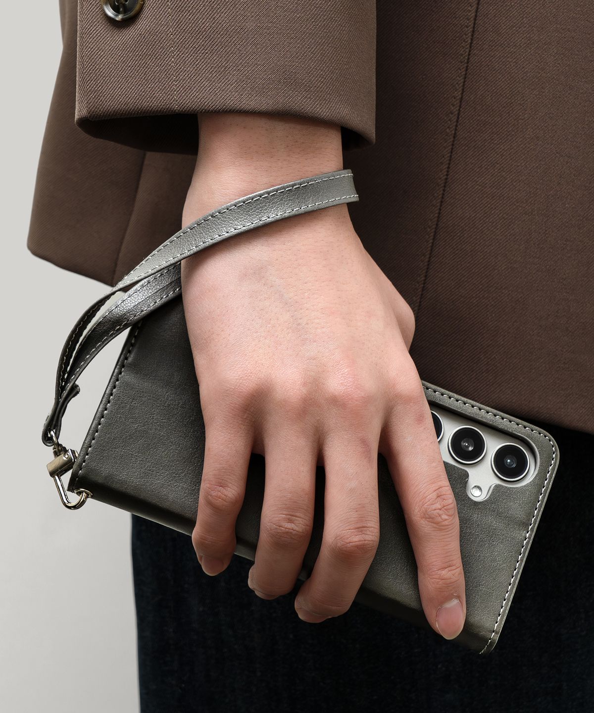 누아트(NUART) 갤럭시 S26 울트라 플러스 엣지 클래식 버킨 가죽 다이어리 케이스