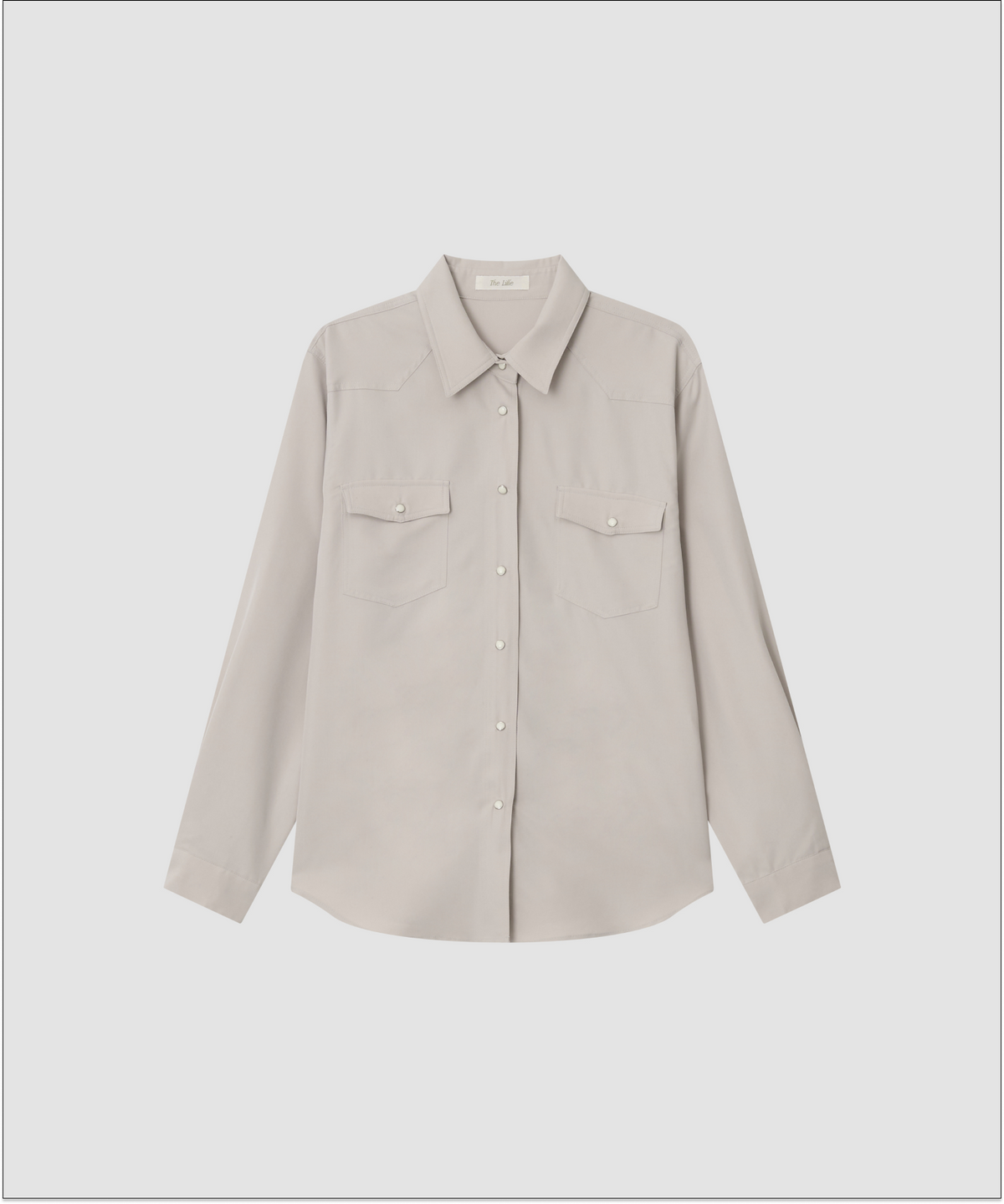 더 릴(THE LILLE) Lea Western Shirts_Light Gray