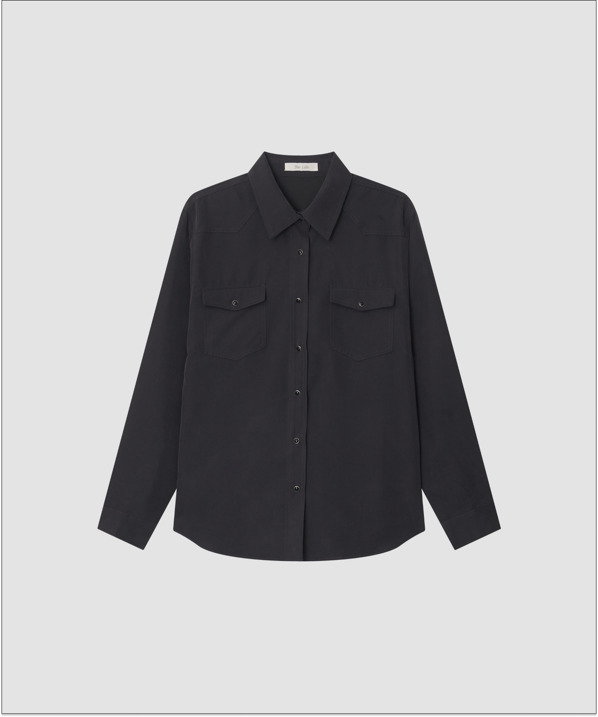 더 릴(THE LILLE) Lea Western Shirts_Charcoal