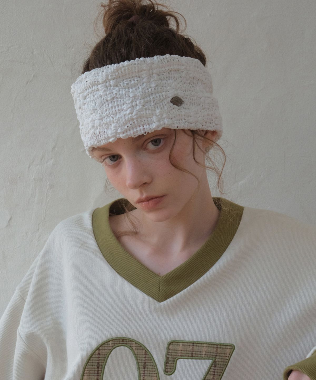 아우어노스텔지아(OURNOSTALGIA) Flower Shell Hairband_White(O26ACC06)