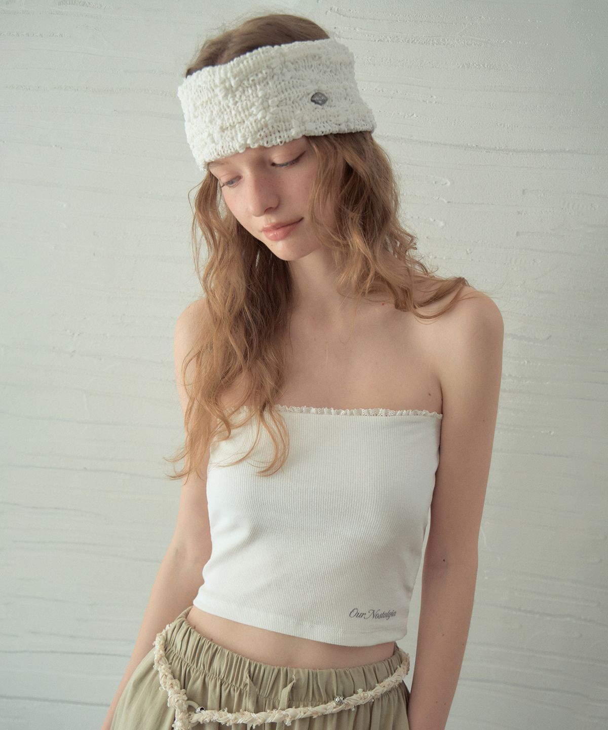 아우어노스텔지아(OURNOSTALGIA) Flower Shell Hairband_White(O26ACC06)