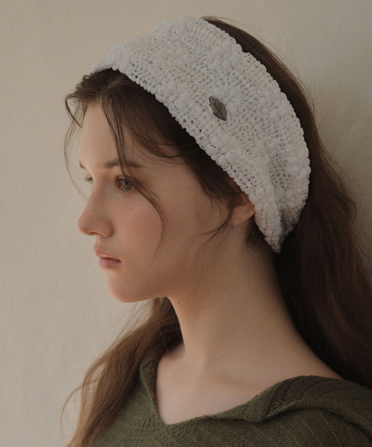 아우어노스텔지아(OURNOSTALGIA) Flower Shell Hairband_White(O26ACC06)