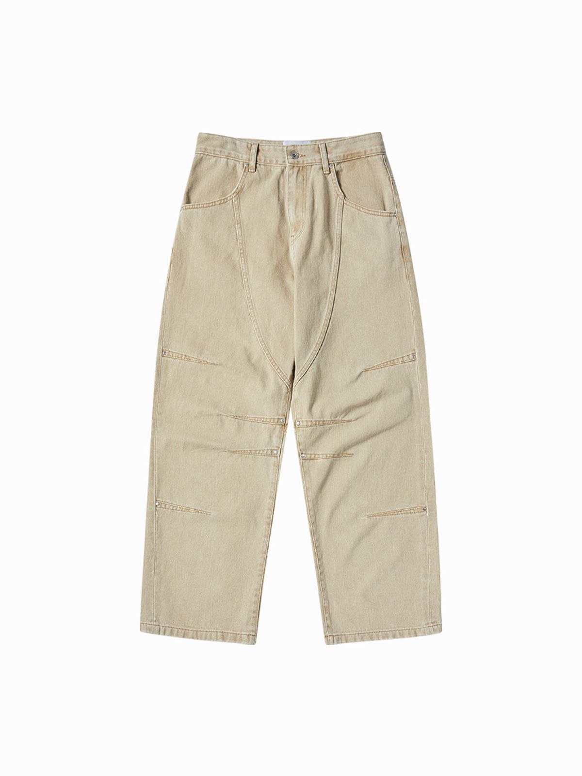 아크메드라비(ACME DE LA VIE) STUDDED BALLOON FIT DENIM PANTS (4 COLOR)
