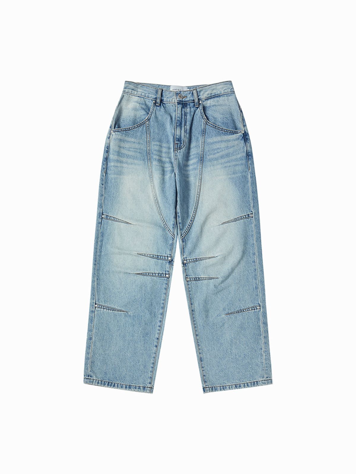아크메드라비(ACME DE LA VIE) STUDDED BALLOON FIT DENIM PANTS (4 COLOR)