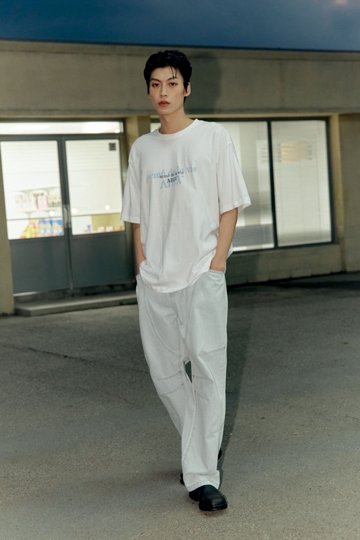 아크메드라비(ACME DE LA VIE) STUDDED BALLOON FIT DENIM PANTS (4 COLOR)