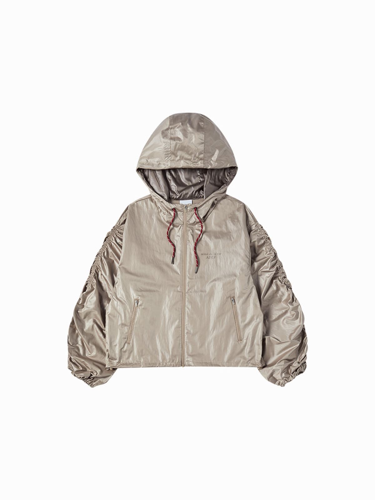 아크메드라비(ACME DE LA VIE) WOMAN SHIRRING WINDBREAKER JACKET (2 COLOR)