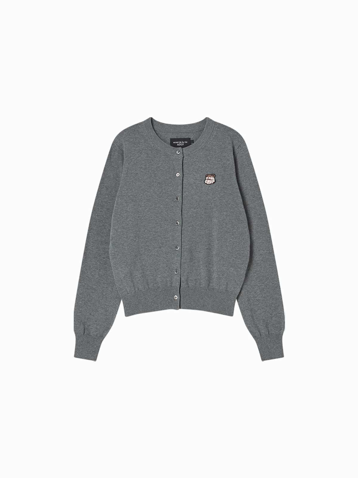 아크메드라비(ACME DE LA VIE) WOMAN BASIC ROUND NECK CARDIGAN (3 COLOR)