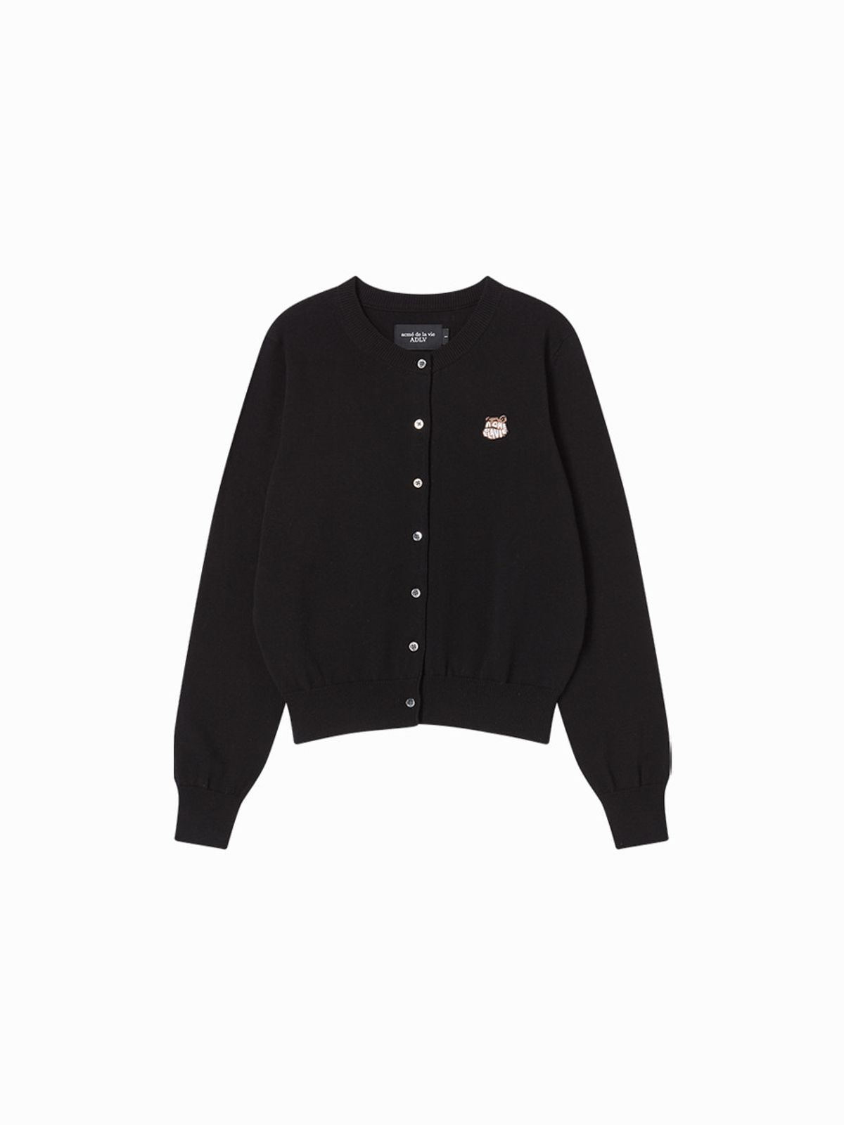 아크메드라비(ACME DE LA VIE) WOMAN BASIC ROUND NECK CARDIGAN (3 COLOR)