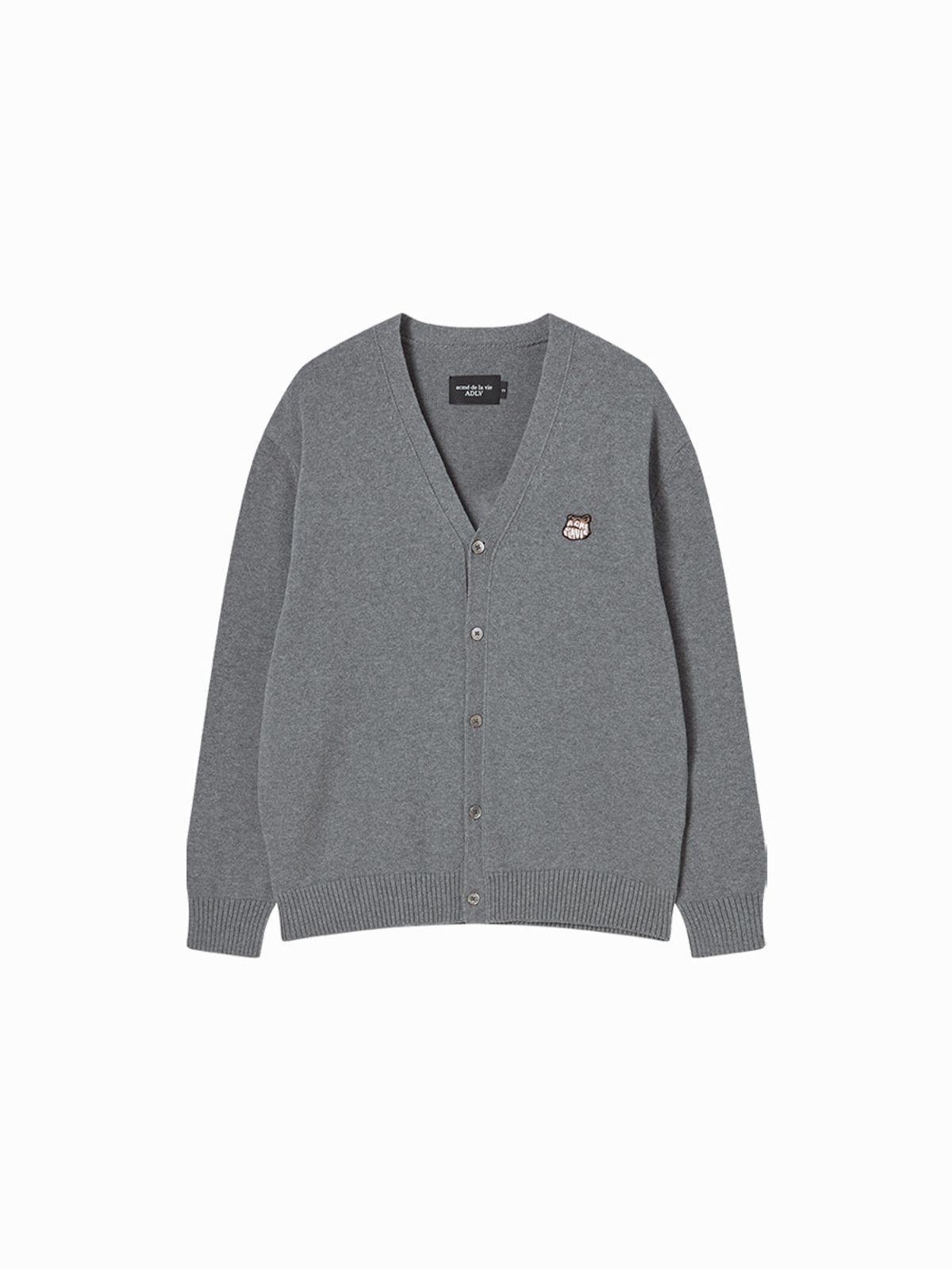 아크메드라비(ACME DE LA VIE) UNI BASIC V NECK CARDIGAN (2 COLOR)