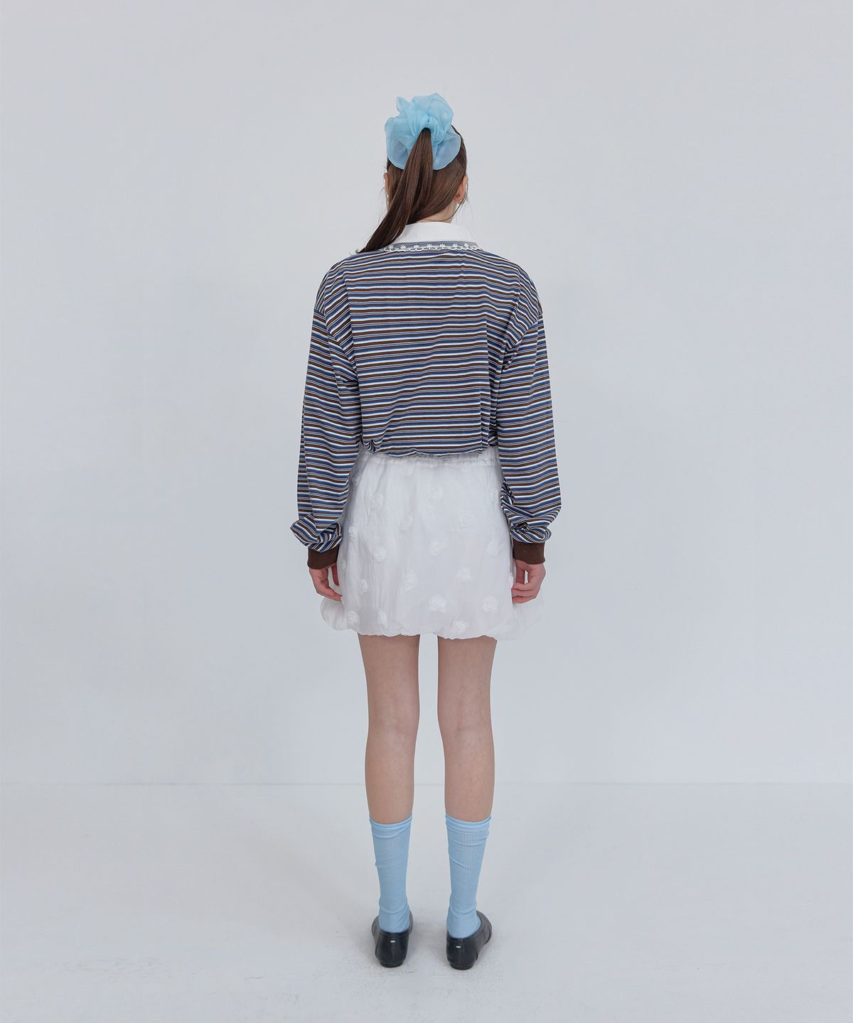 스르비(SELEVER) Elise Stripe Top_3 color