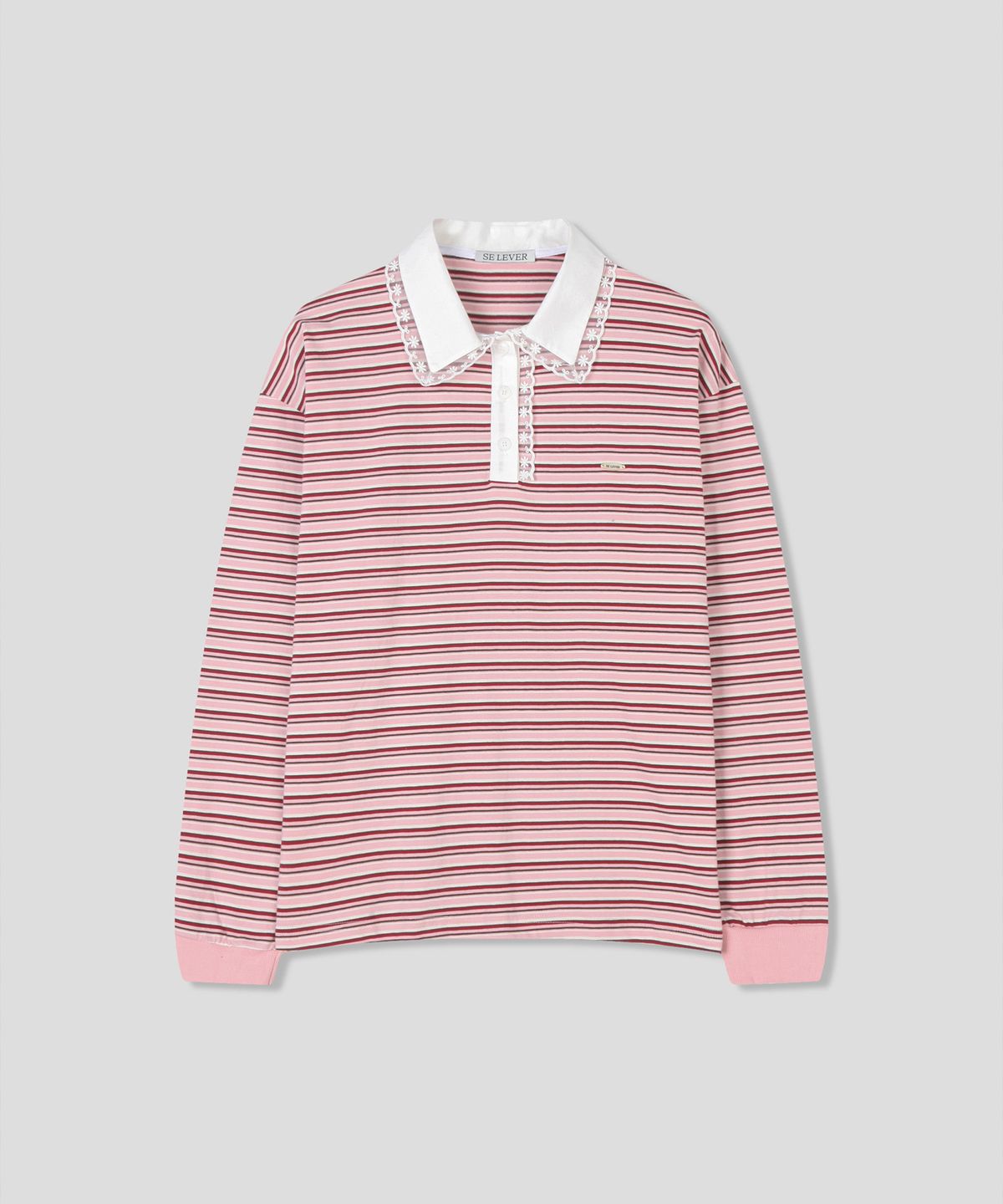 스르비(SELEVER) Elise Stripe Top_3 color