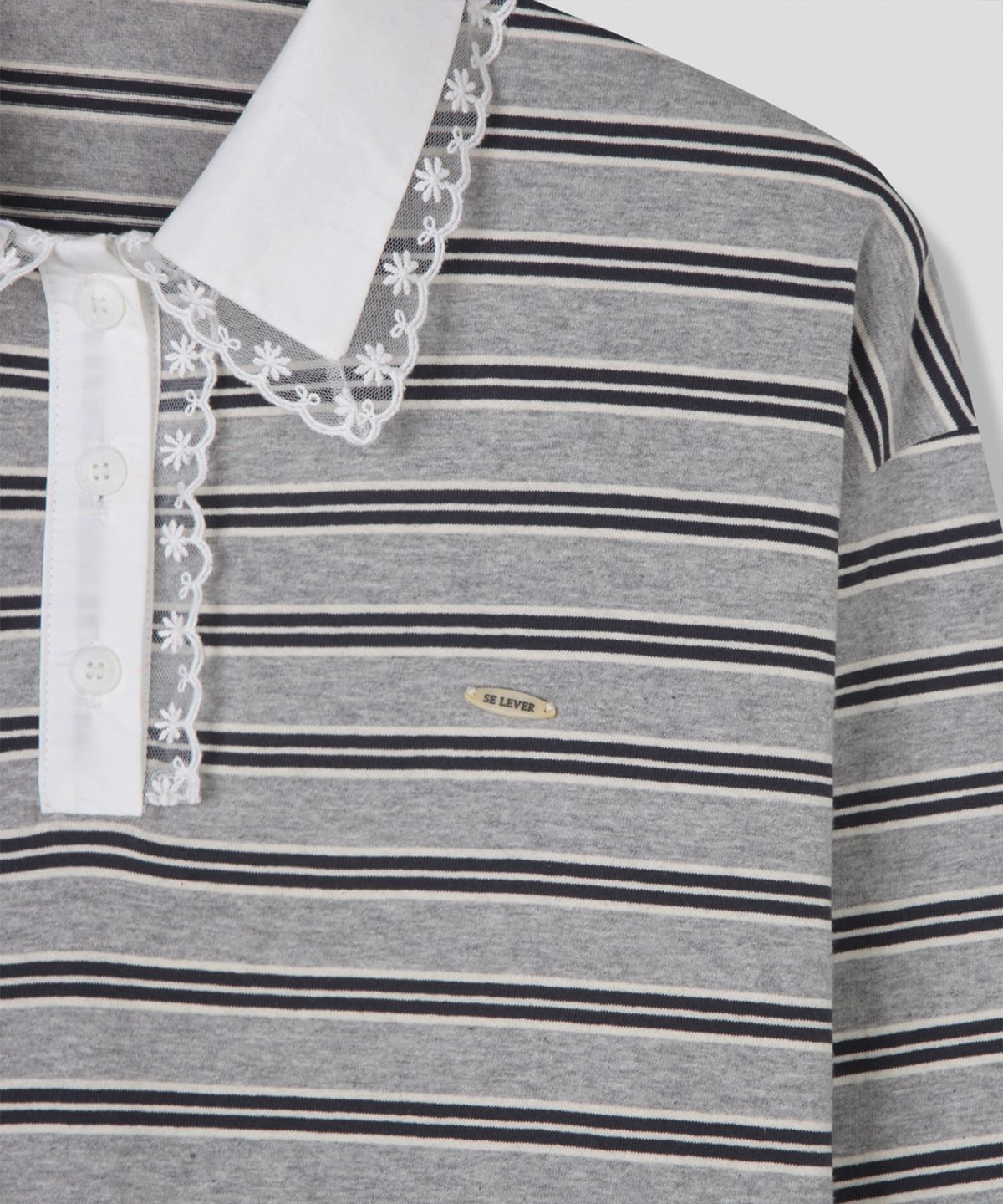 스르비(SELEVER) Elise Stripe Top_3 color