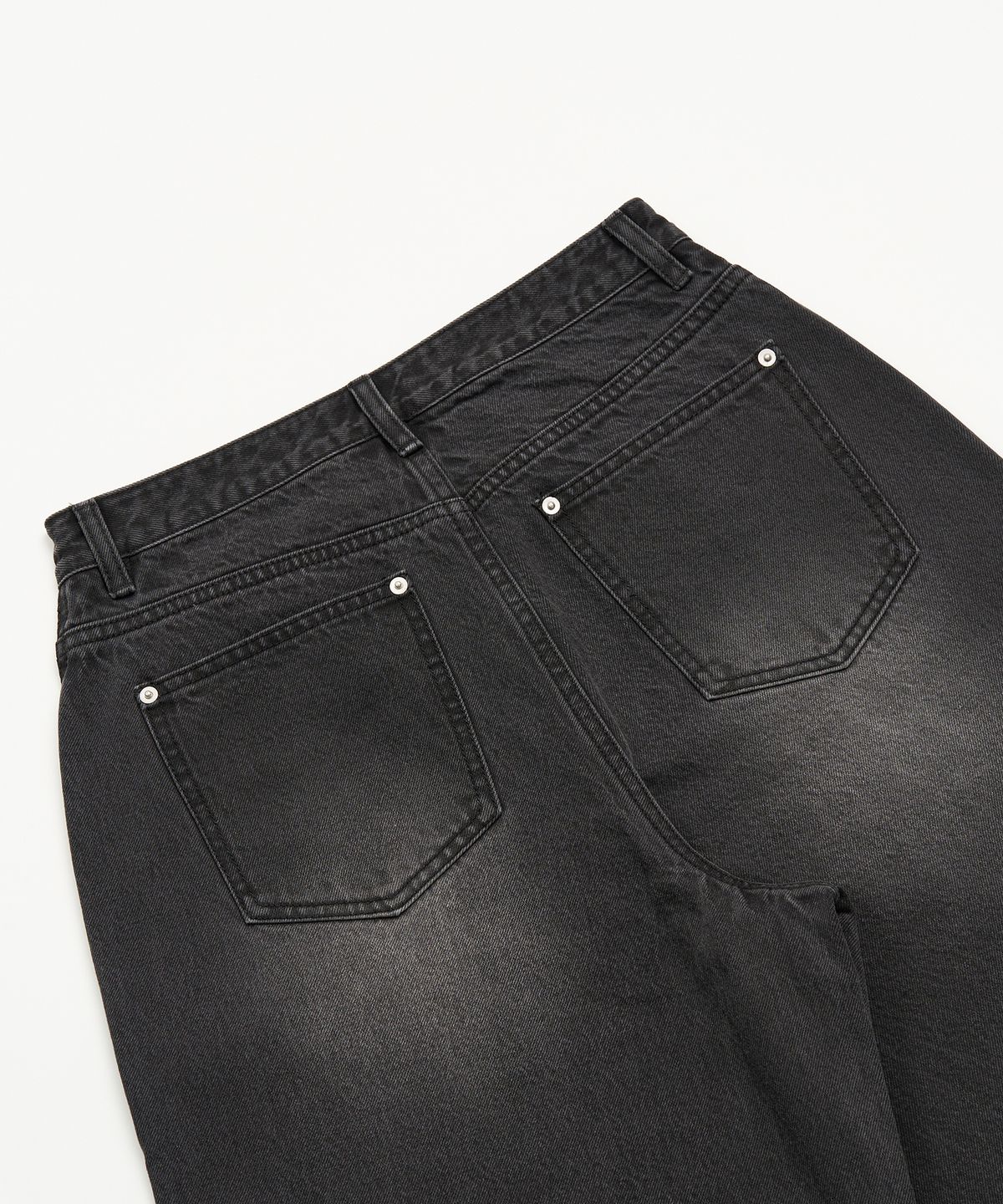 토피(TOFFEE) 사이드라인 데님 팬츠 (BLACK)