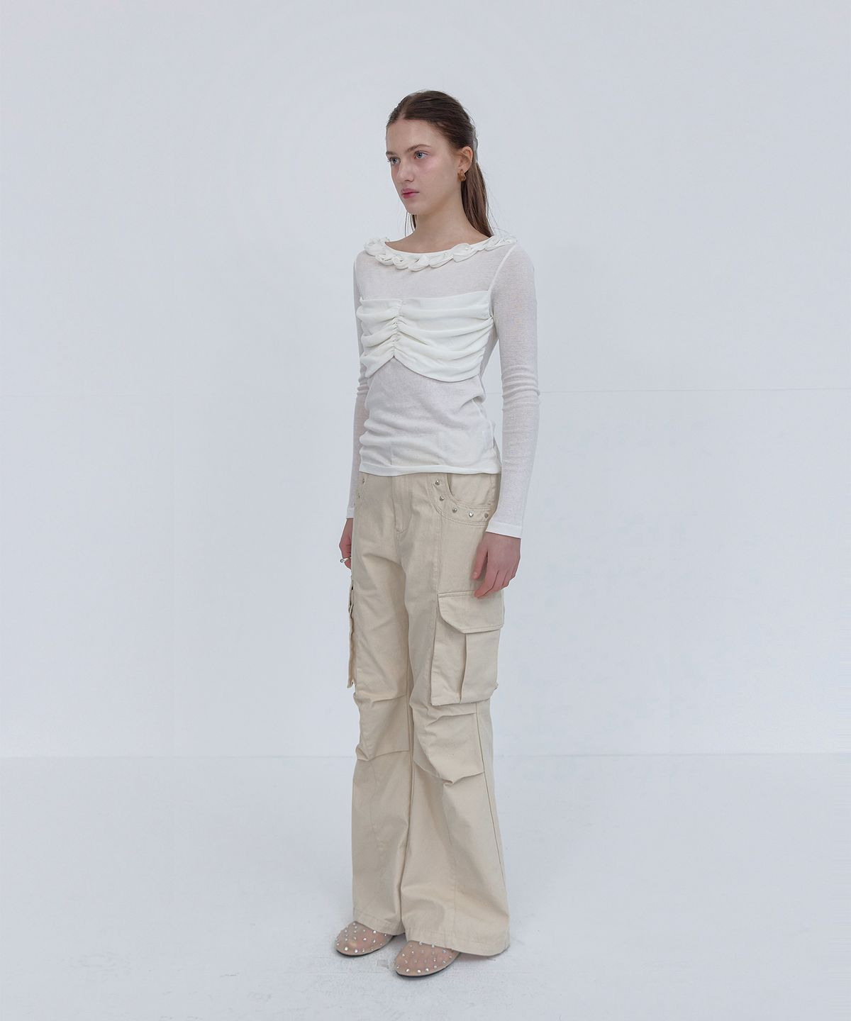 스르비(SELEVER) Heartline Cargo Pants_2 color