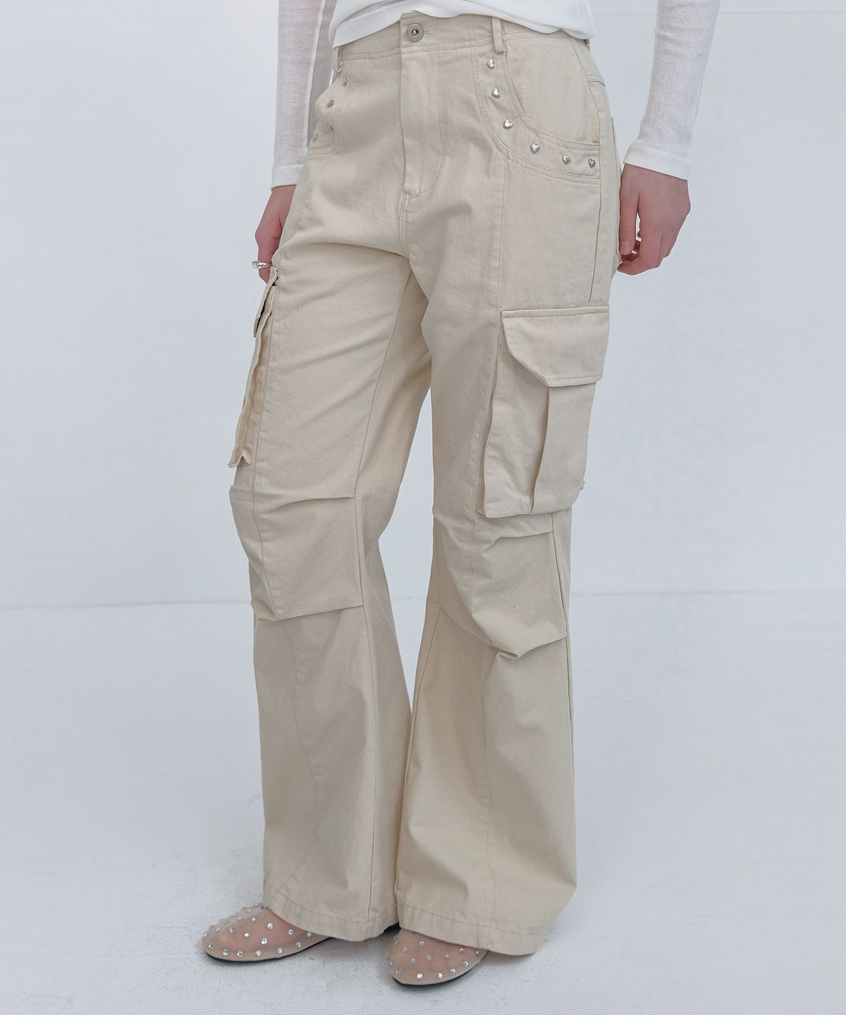 스르비(SELEVER) Heartline Cargo Pants_2 color